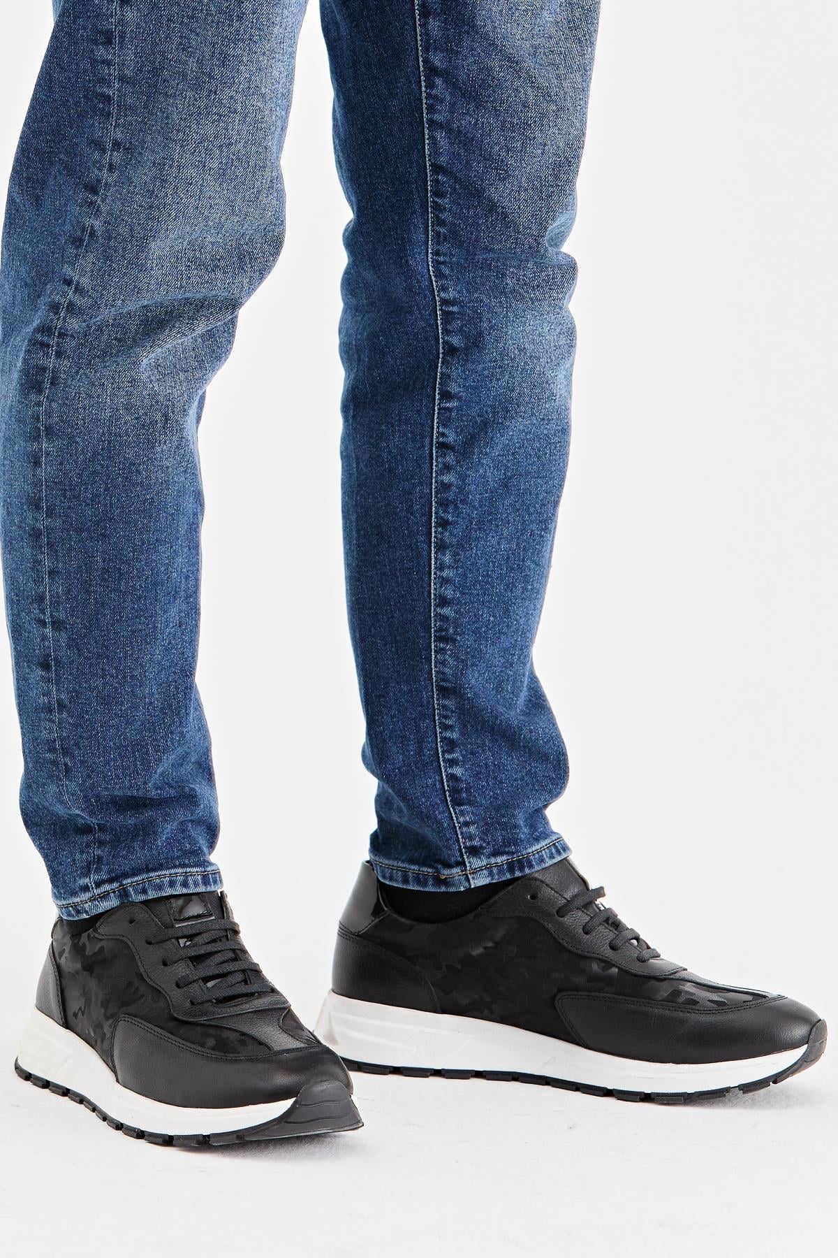 7AdımdaAşk İç Dış Hakiki Deri Erkek Sneaker Ayakkabı 032Y22E5822