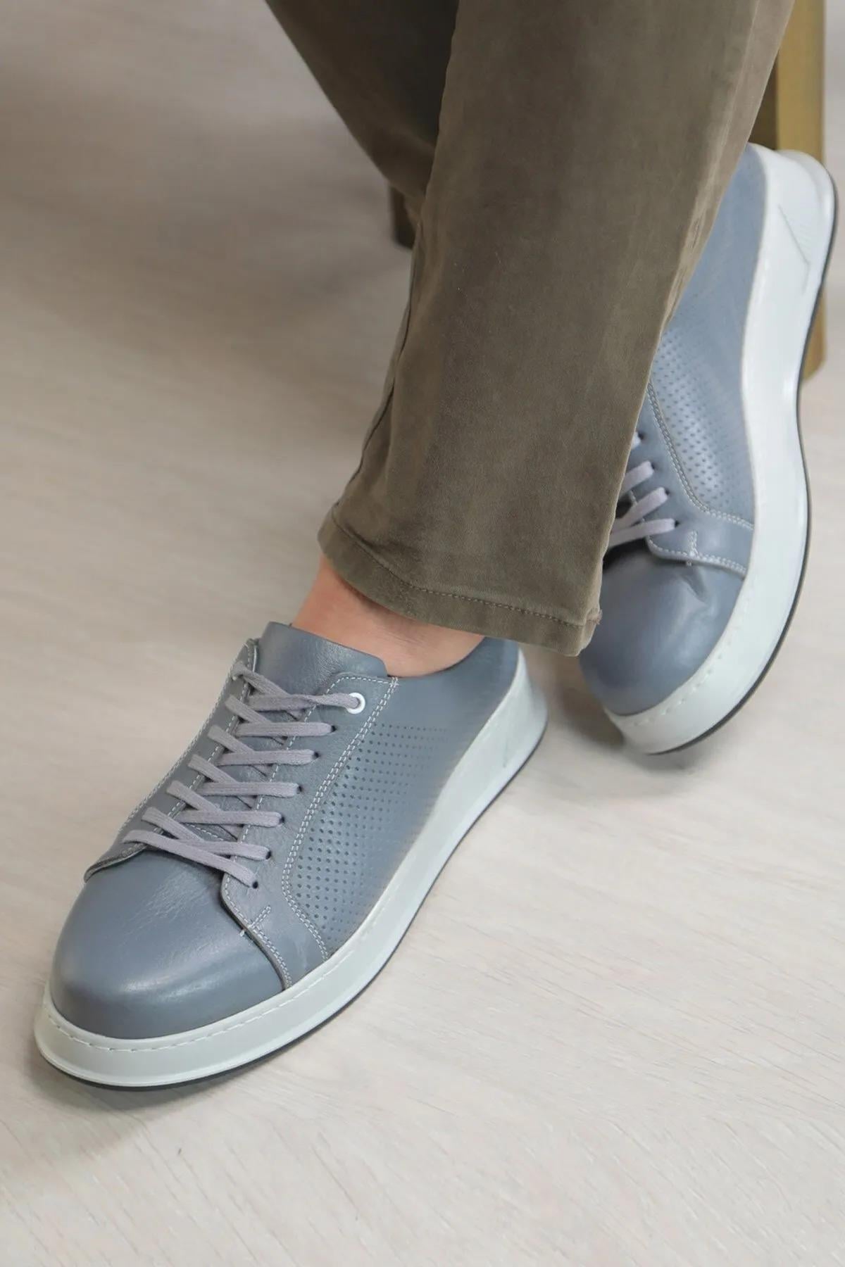 7AdimdaAşk İç Dış Hakiki Deri Erkek Sneaker Ayakkabı 013Y21E4107