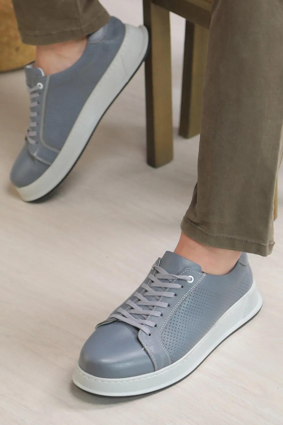 7AdimdaAşk İç Dış Hakiki Deri Erkek Sneaker Ayakkabı 013Y21E4107
