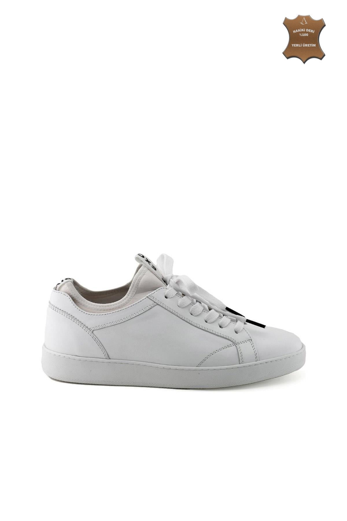 7AdımdaAşk İç ve Dış Hakiki Deri Erkek Sneaker Ayakkabı 056Y22E7017