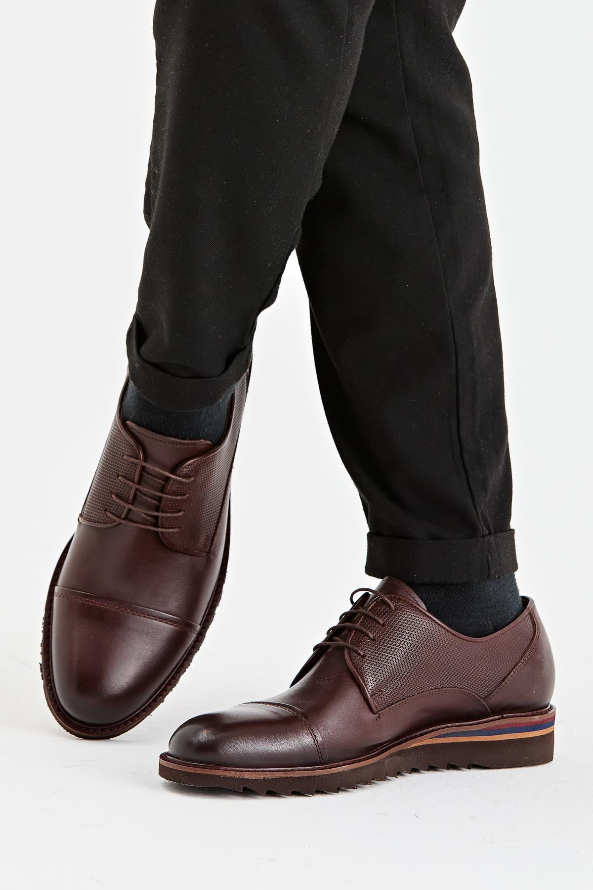 Erkek Casual Hakiki Deri Ayakkabı 002Y23E4066