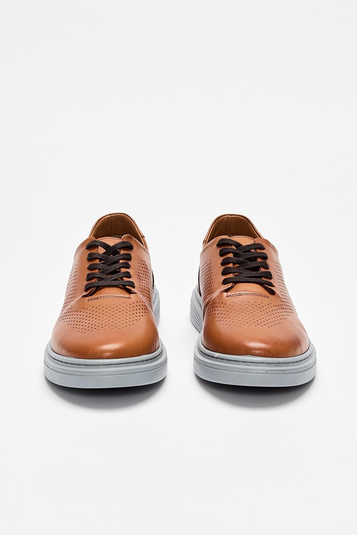 Erkek Sneaker Hakiki Deri Ayakkabı 002Y22E4047