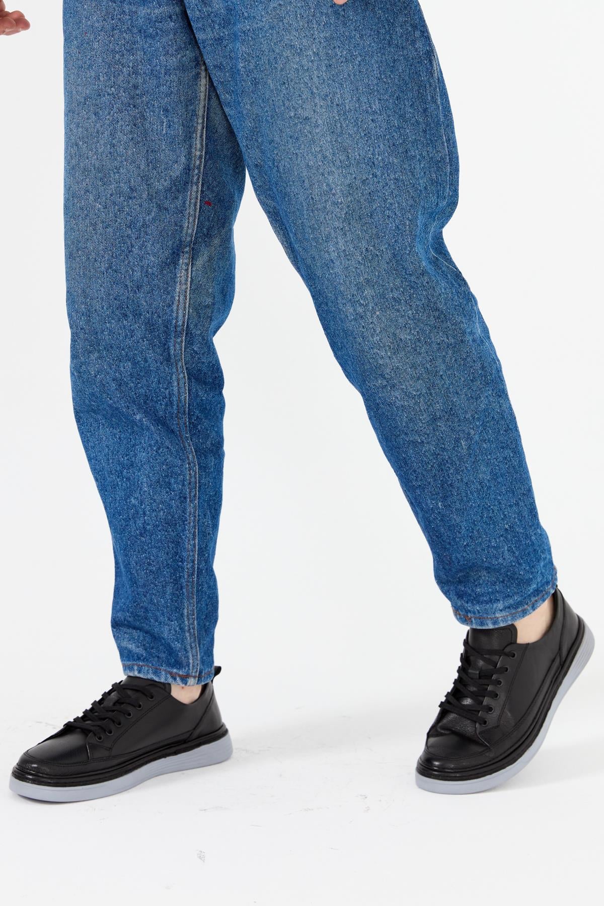 Erkek Sneaker Hakiki Deri Ayakkabı 002Y22E4042