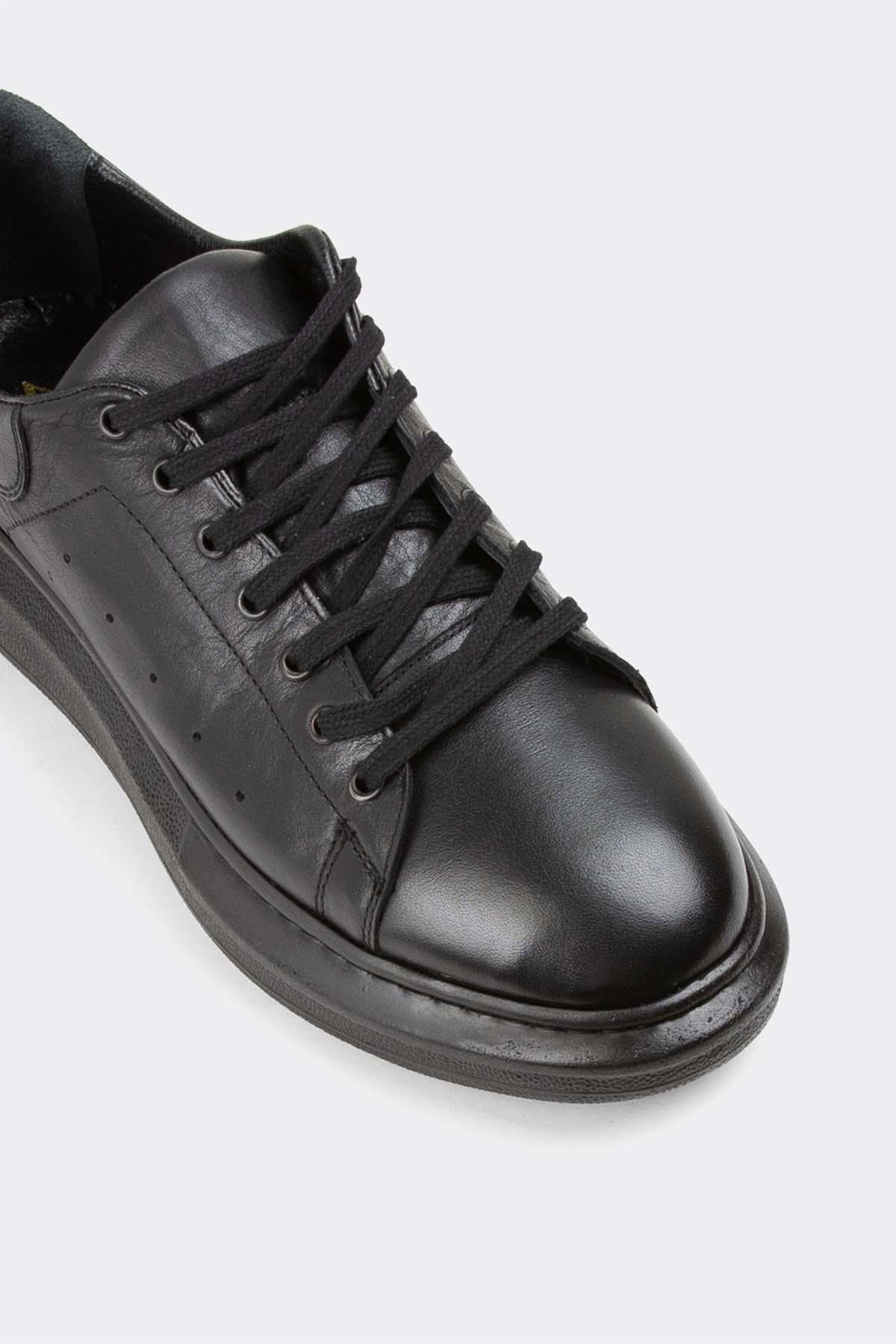 Erkek Sneaker Hakiki Deri Ayakkabı 002Y23E4071