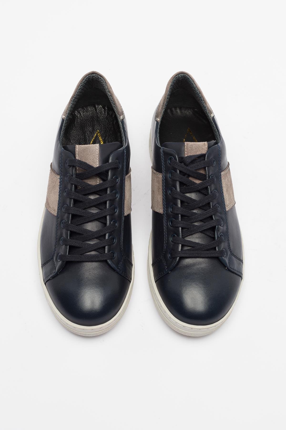 Erkek Sneaker Hakiki Deri Ayakkabı 002Y22E4043