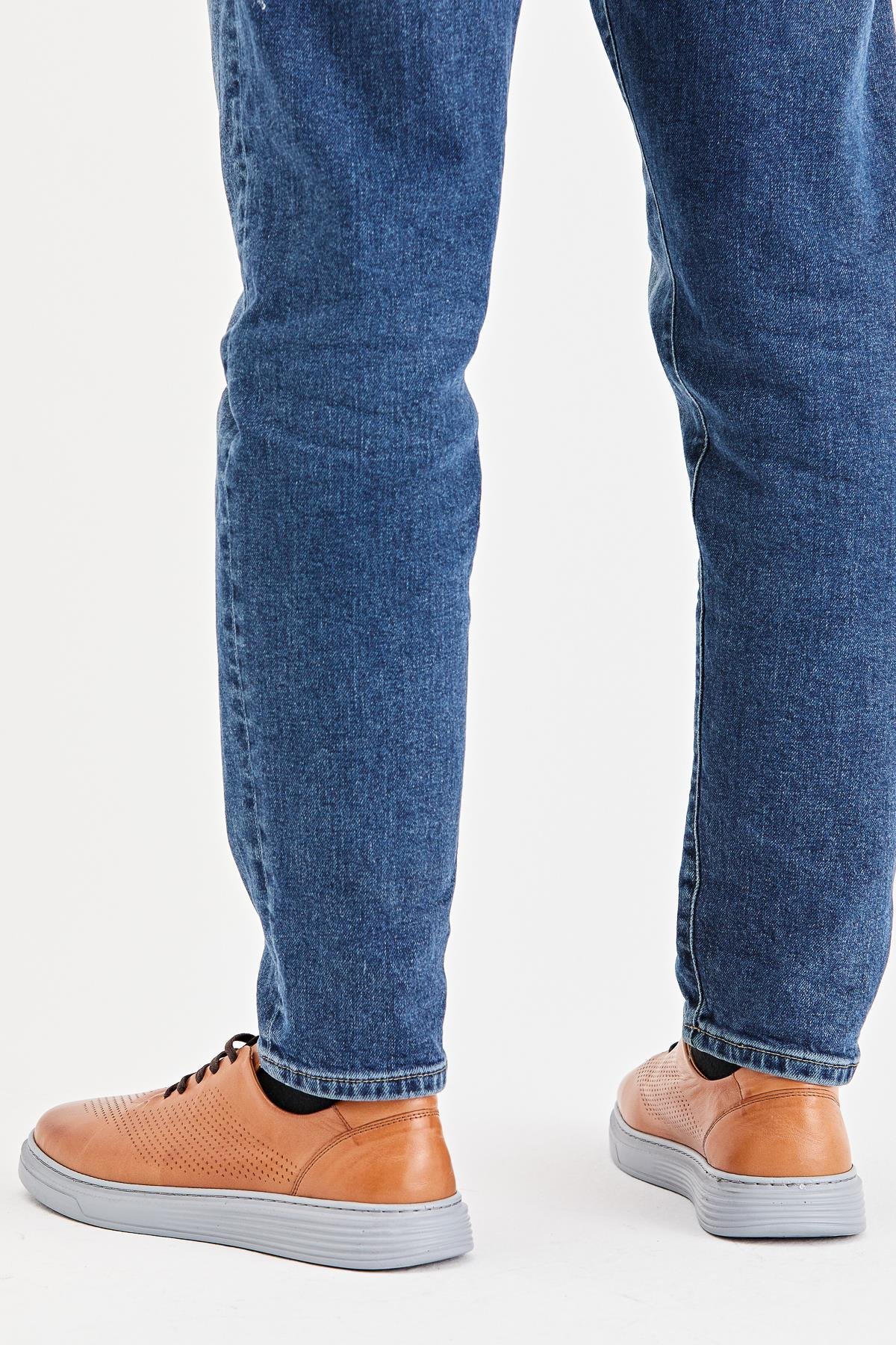 Erkek Sneaker Hakiki Deri Ayakkabı 002Y22E4047