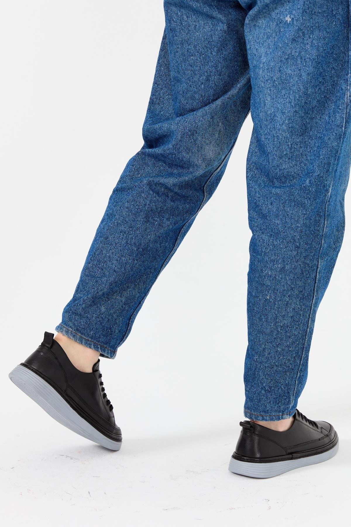 Erkek Sneaker Hakiki Deri Ayakkabı 002Y22E4042