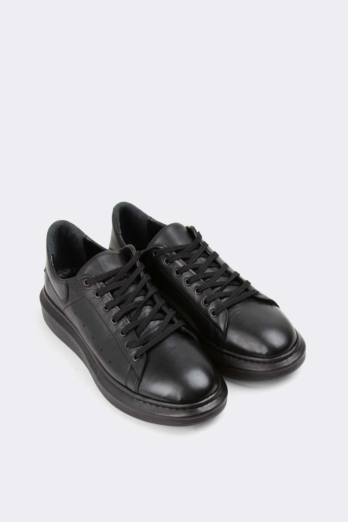 Erkek Sneaker Hakiki Deri Ayakkabı 002Y23E4071