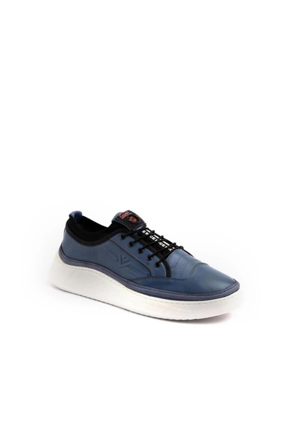 Erkek Sneaker Hakiki Deri Ayakkabı 003Y23E4501