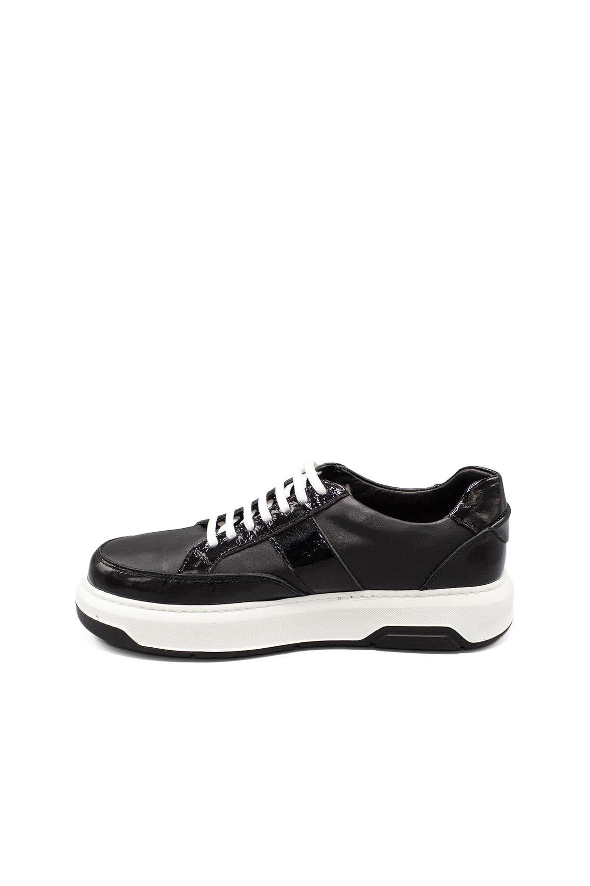 Erkek Sneaker Hakiki Deri Ayakkabı 031Y24E5788