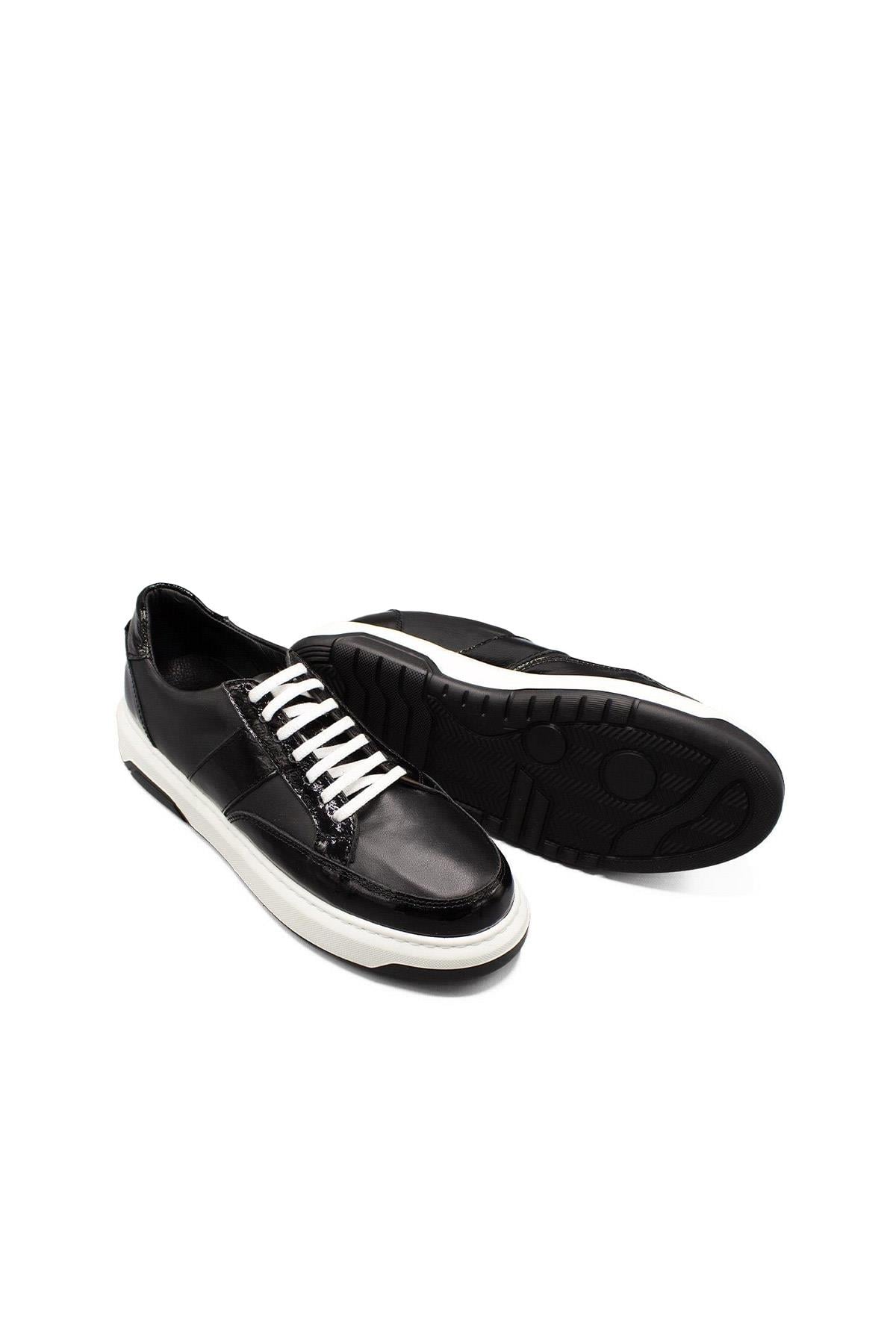 Erkek Sneaker Hakiki Deri Ayakkabı 031Y24E5788