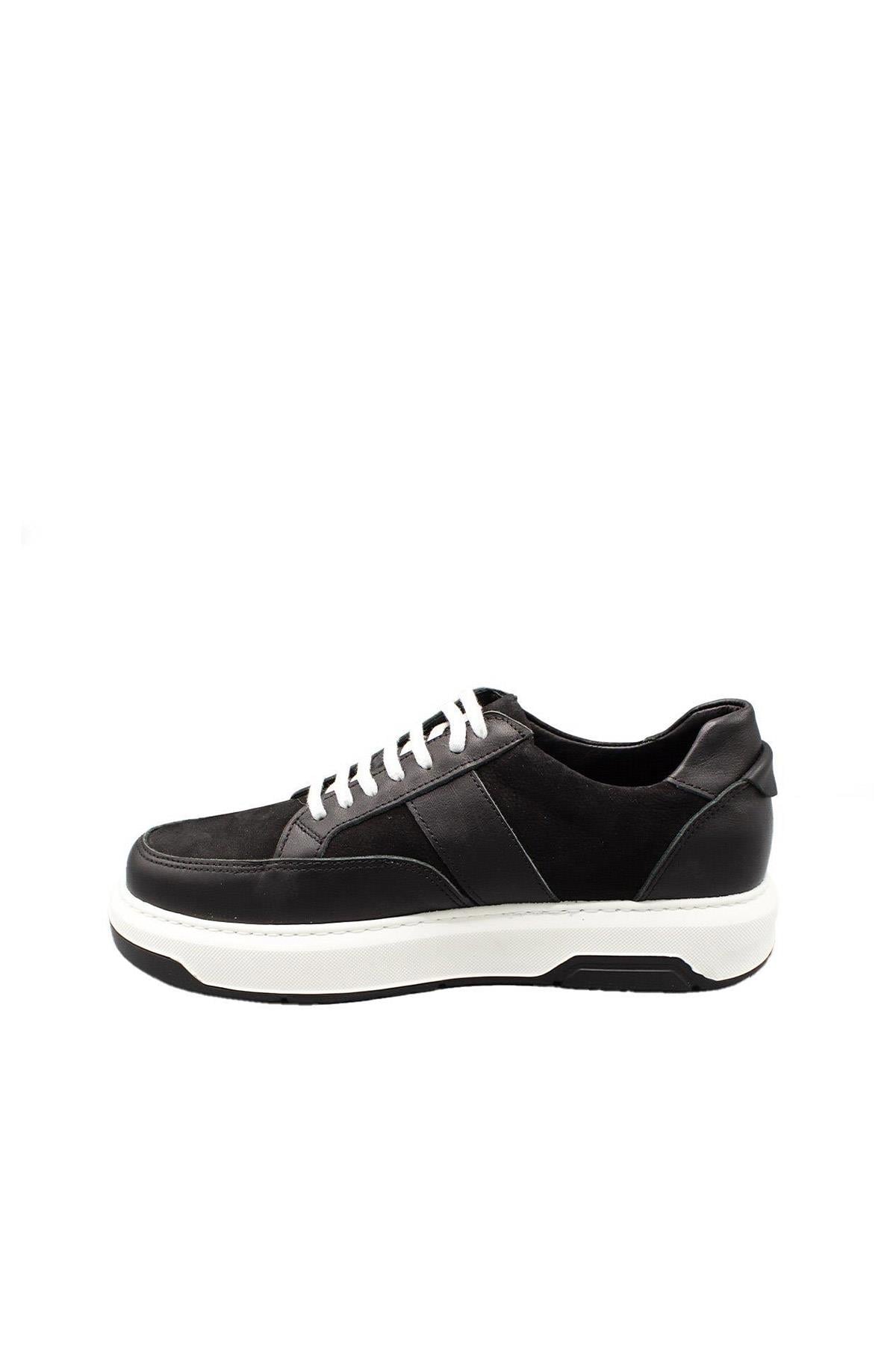 Erkek Sneaker Hakiki Deri Ayakkabı 031Y24E5788