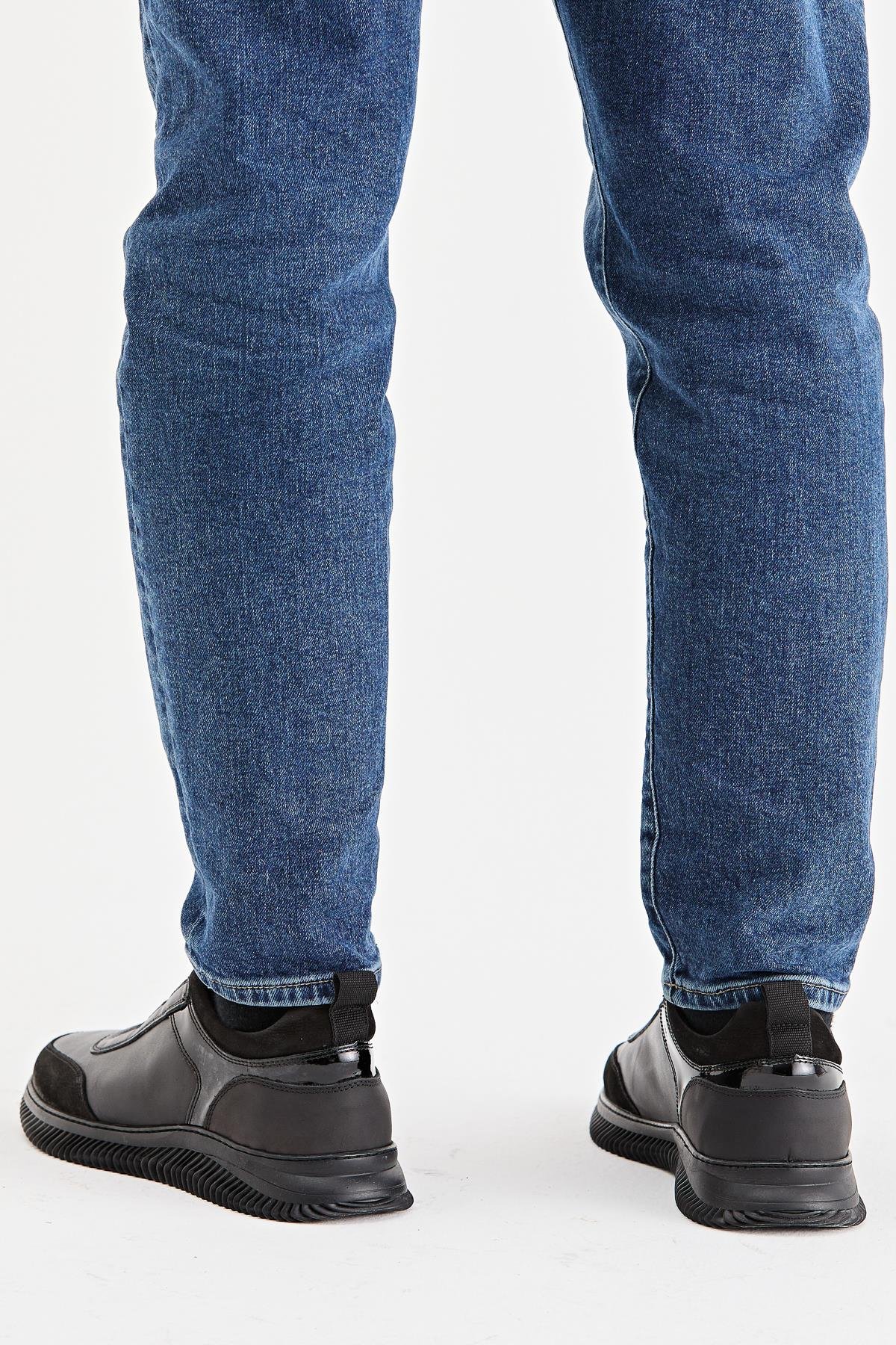 Erkek Sneaker Hakiki Deri Ayakkabı 075Y22E40622