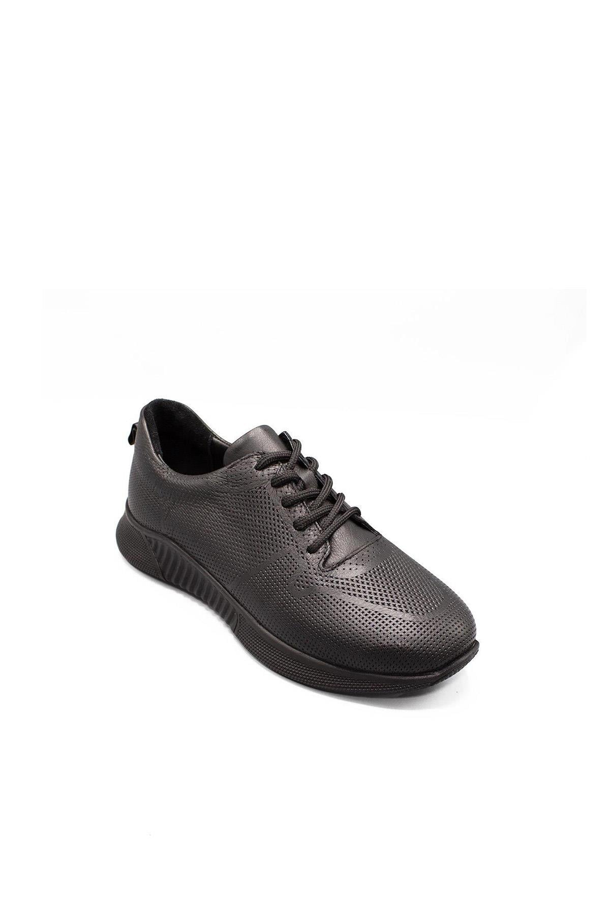 Erkek Sneaker Hakiki Deri Ayakkabı 082Y24E40720