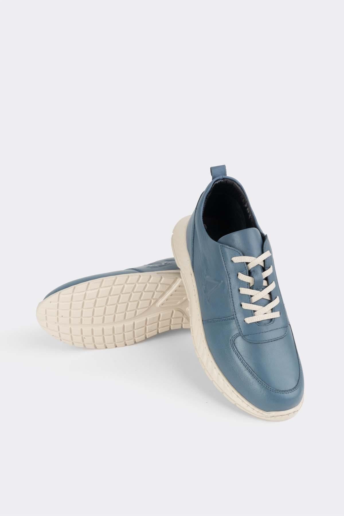 Erkek  Sneaker Hakiki Deri Ayakkabı 082Y23K40700
