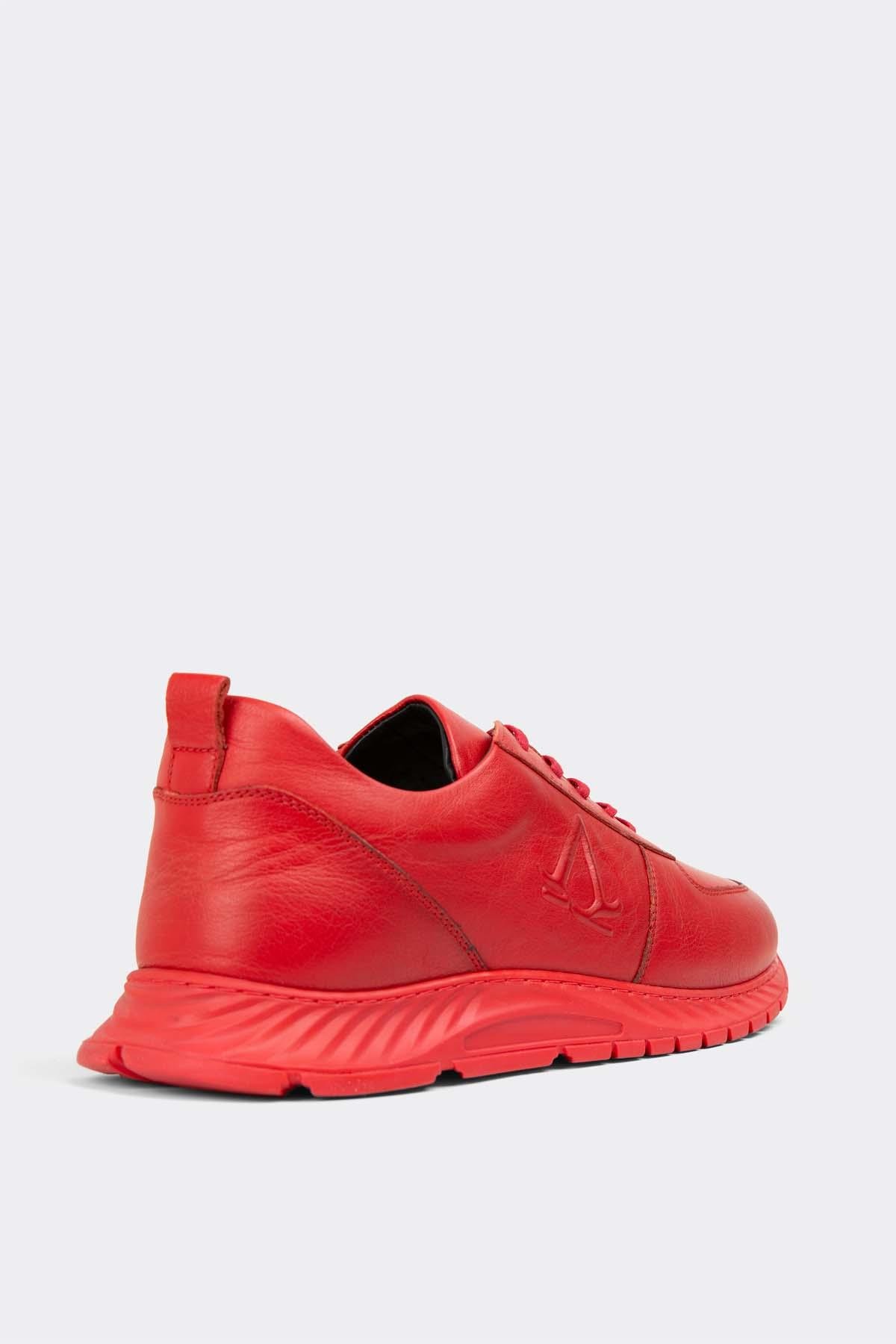Erkek  Sneaker Hakiki Deri Ayakkabı 082Y23K40700