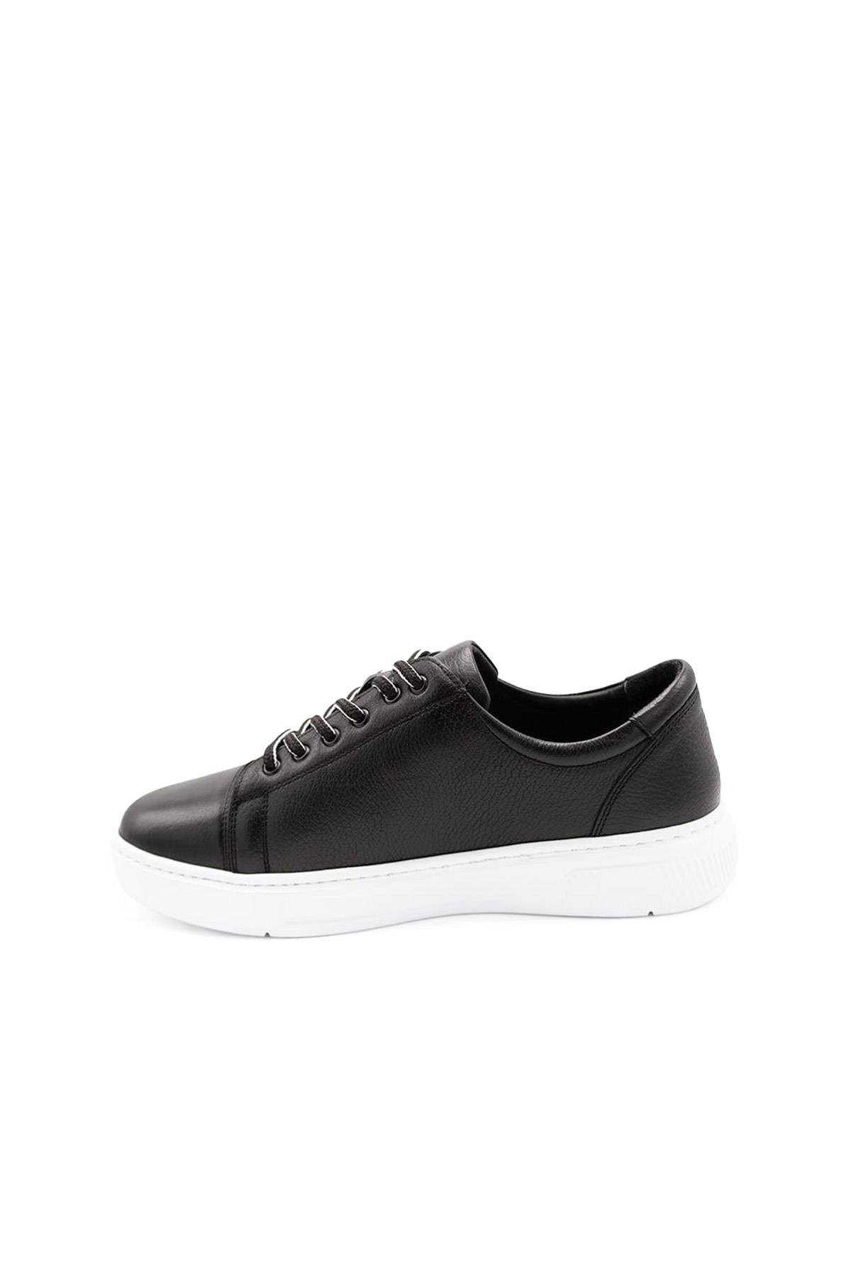 Erkek Sneaker Hakiki Deri Ayakkabı 082Y24E40723