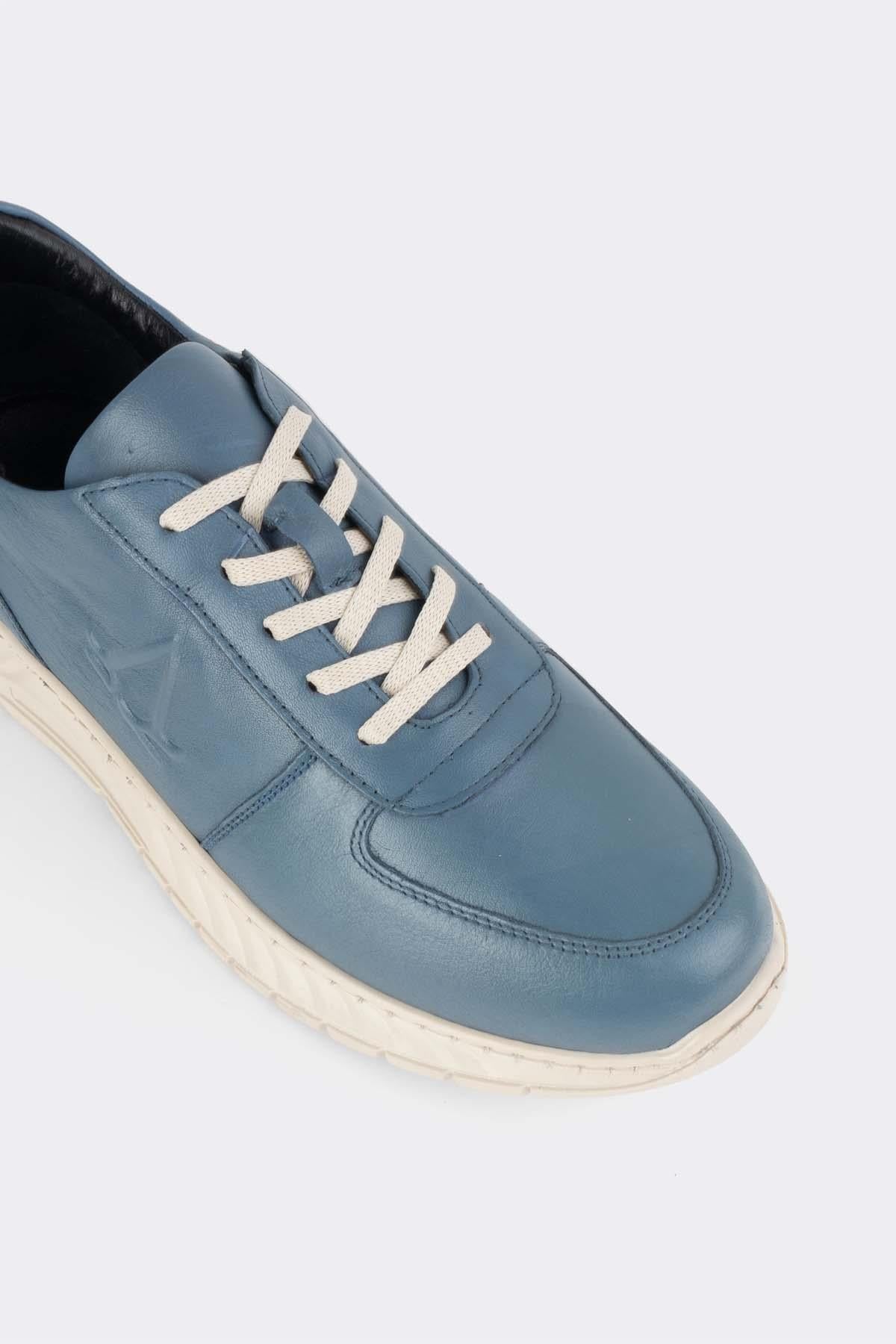 Erkek  Sneaker Hakiki Deri Ayakkabı 082Y23K40700
