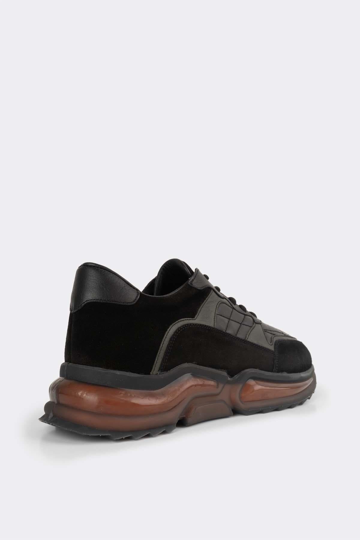 Erkek Sneaker Hakiki Deri Ayakkabı 082Y23E40701