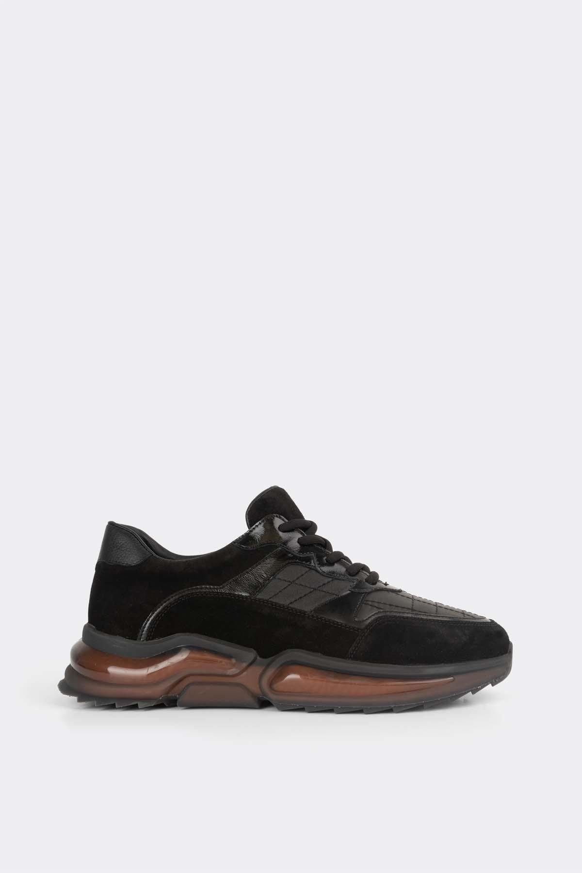 Erkek Sneaker Hakiki Deri Ayakkabı 082Y23E40701