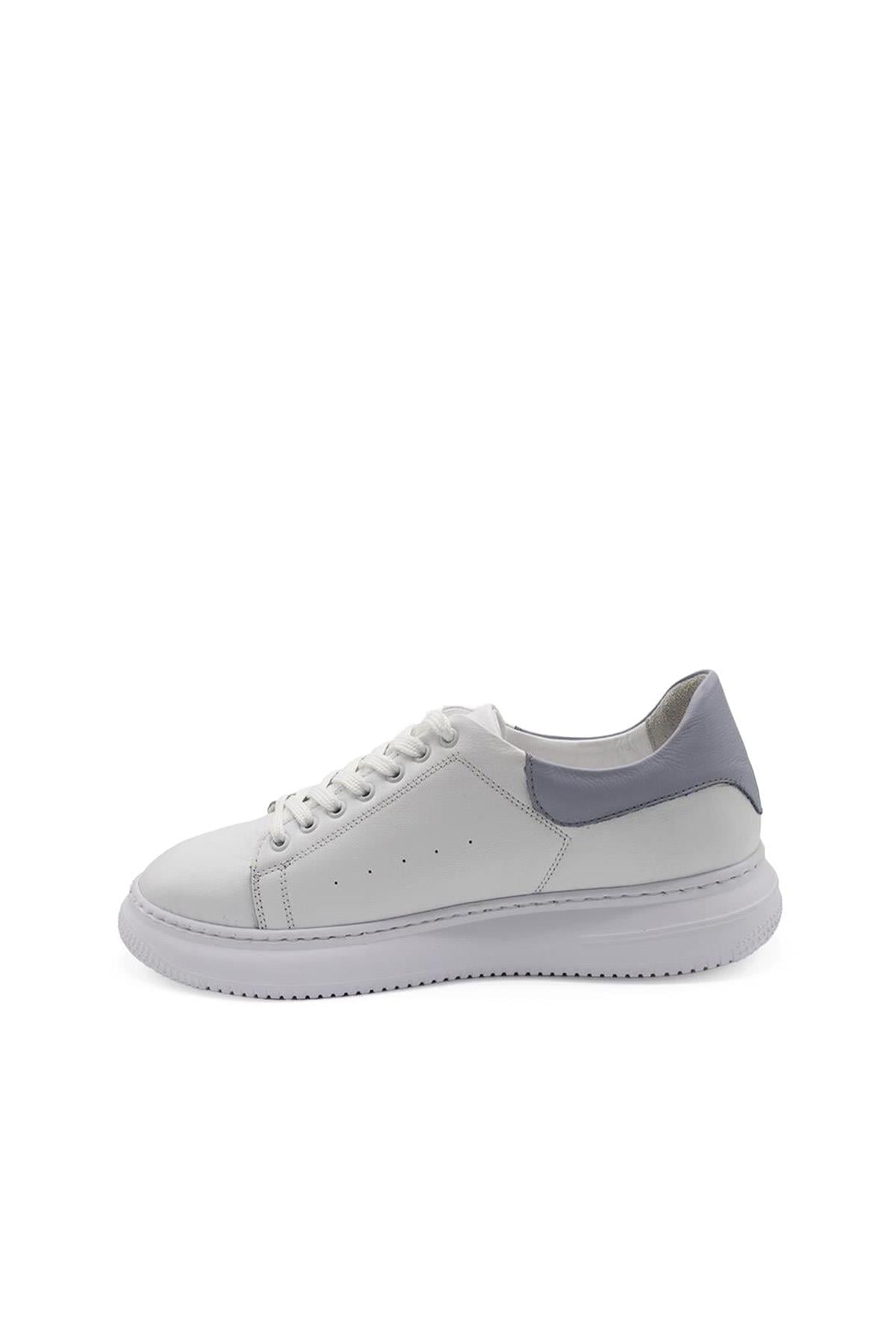 Erkek Sneaker Hakiki Deri Ayakkabı 082Y24E40746