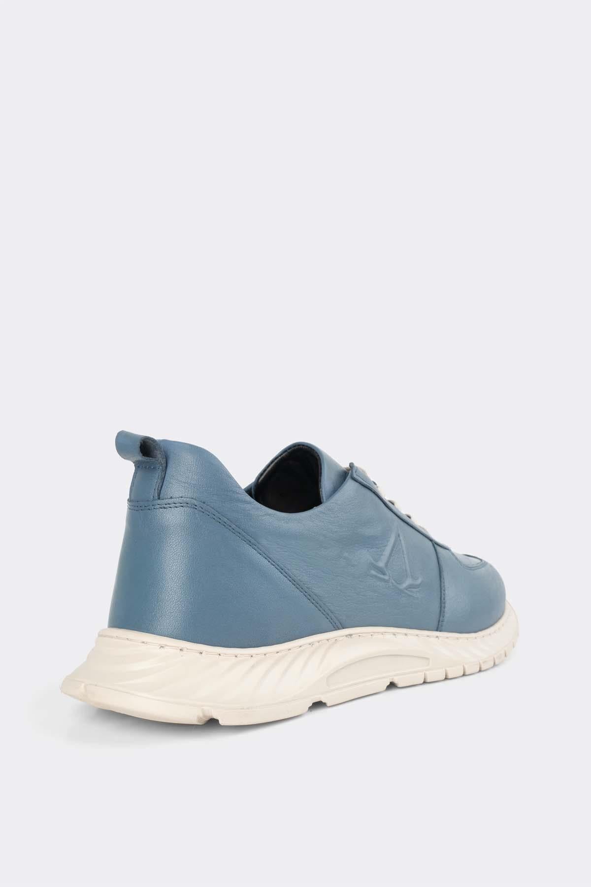 Erkek  Sneaker Hakiki Deri Ayakkabı 082Y23K40700