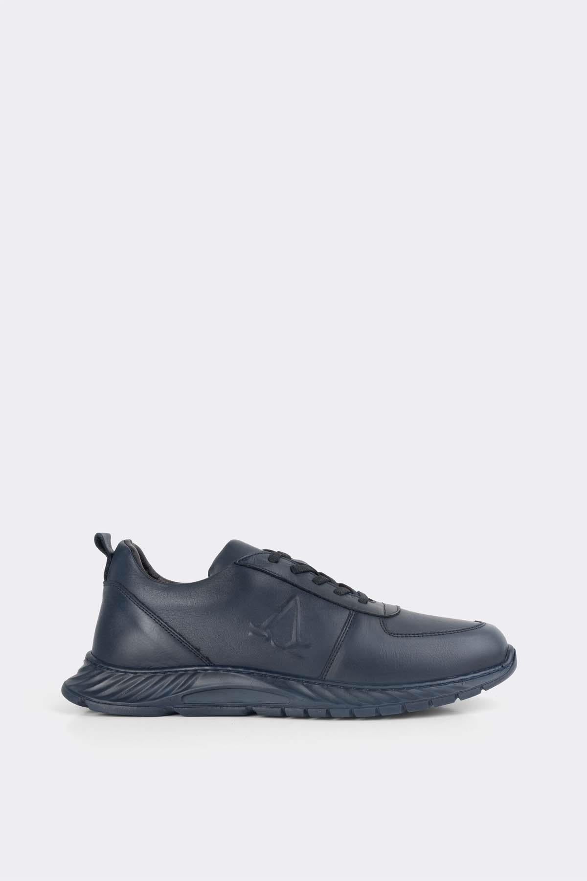 Erkek  Sneaker Hakiki Deri Ayakkabı 082Y23K40700
