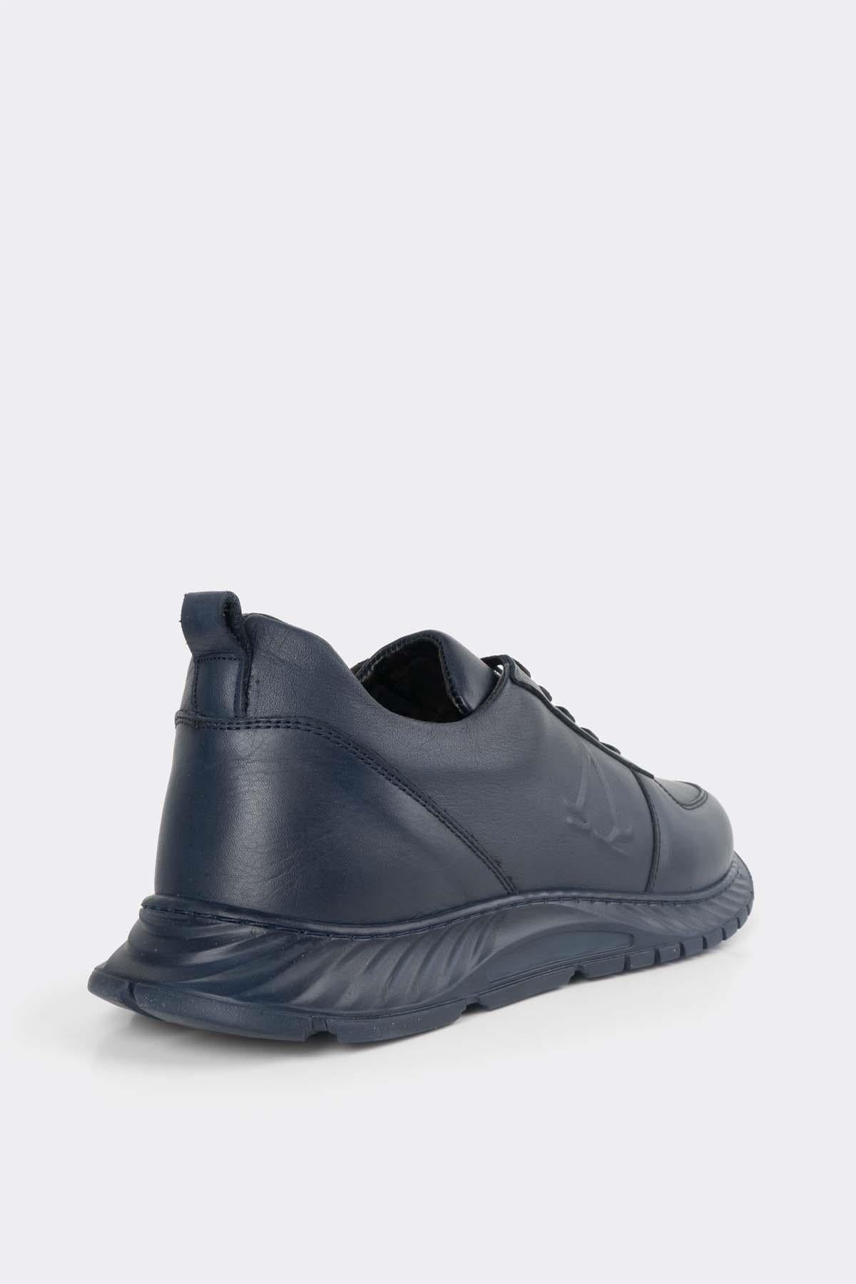 Erkek  Sneaker Hakiki Deri Ayakkabı 082Y23K40700
