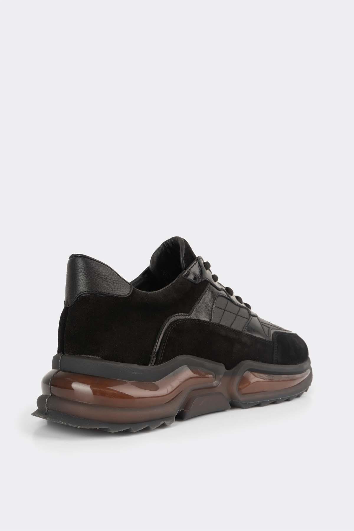 Erkek Sneaker Hakiki Deri Ayakkabı 082Y23E40701