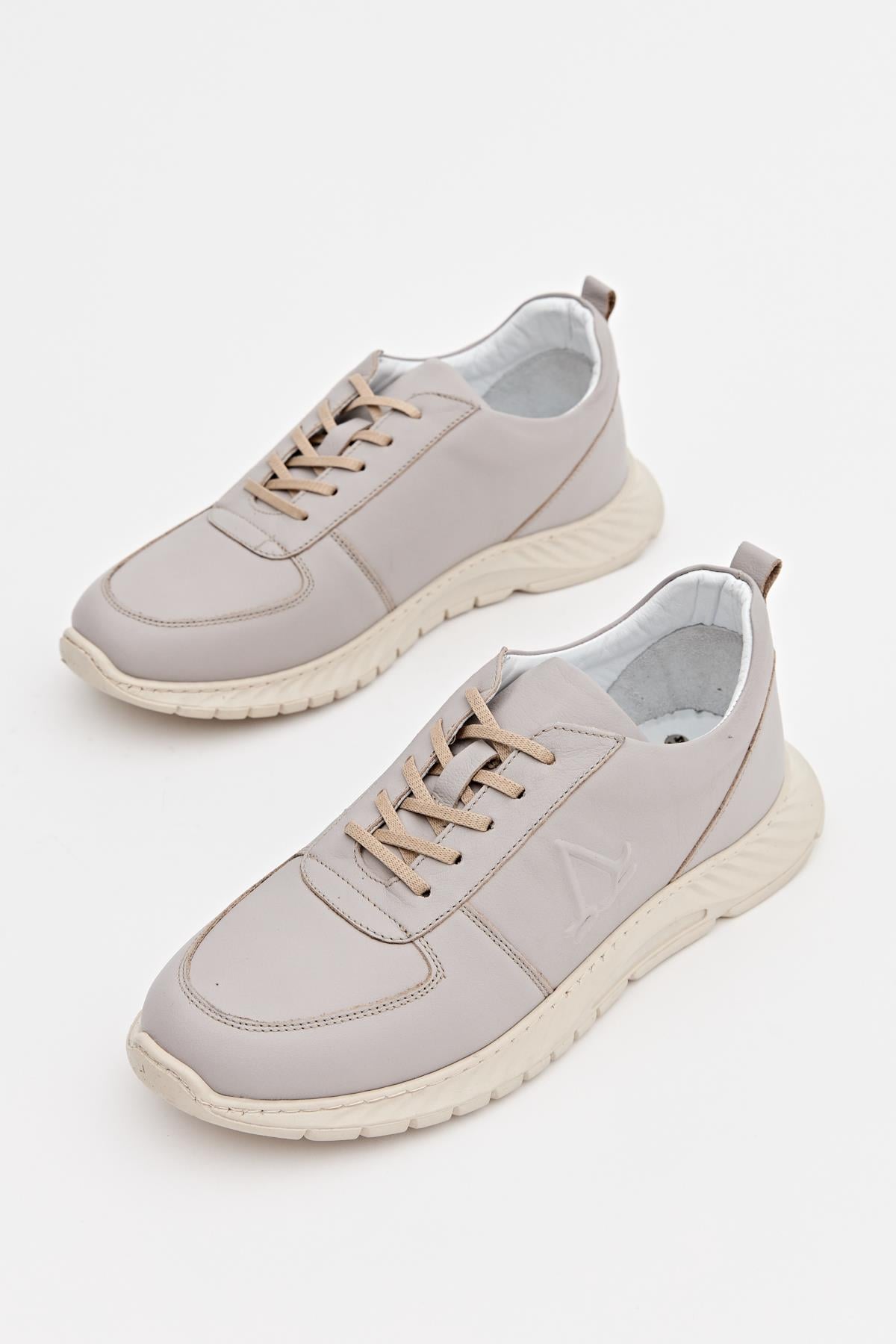 Erkek  Sneaker Hakiki Deri Ayakkabı 082Y23K40700