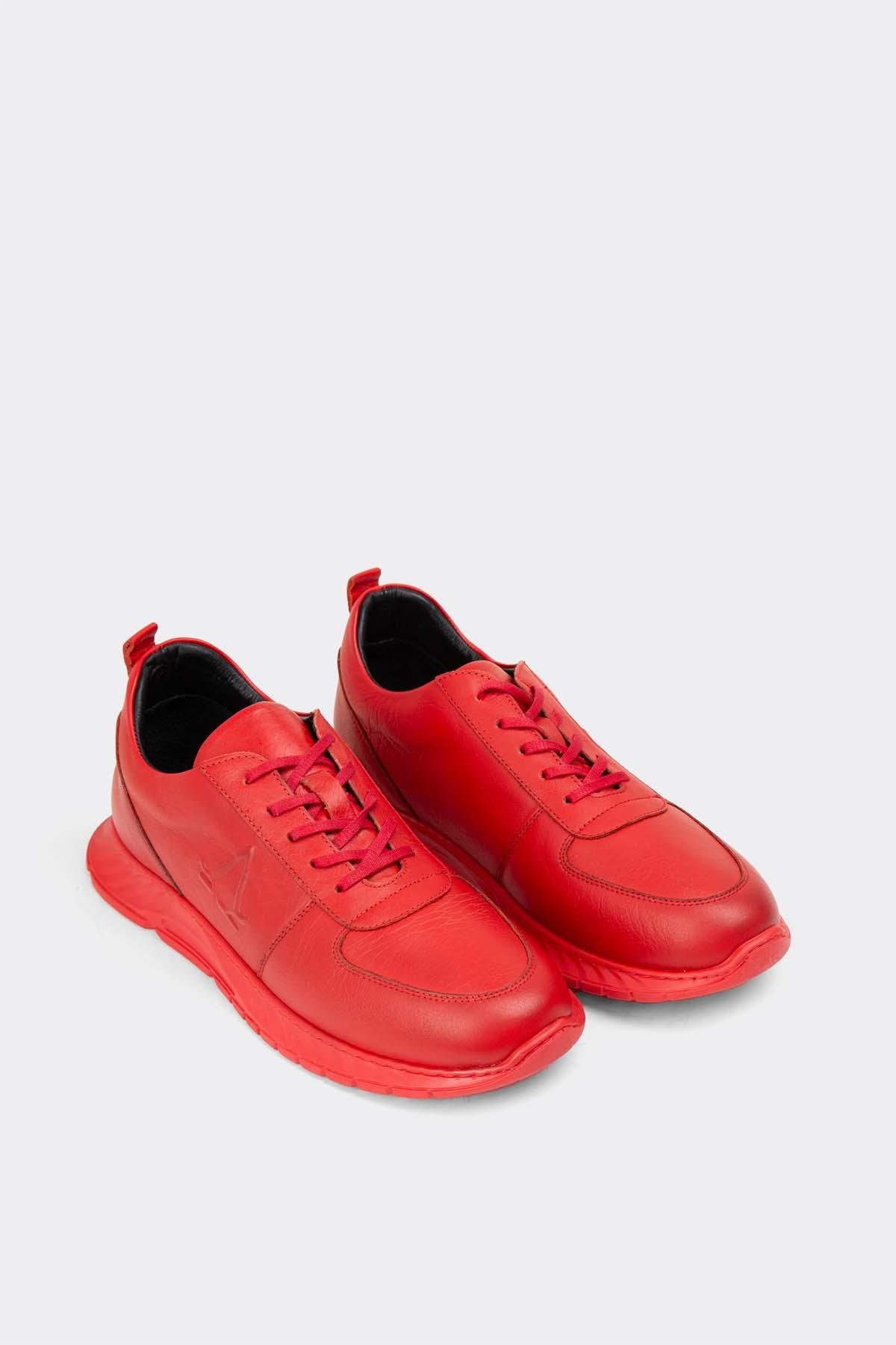 Erkek  Sneaker Hakiki Deri Ayakkabı 082Y23K40700