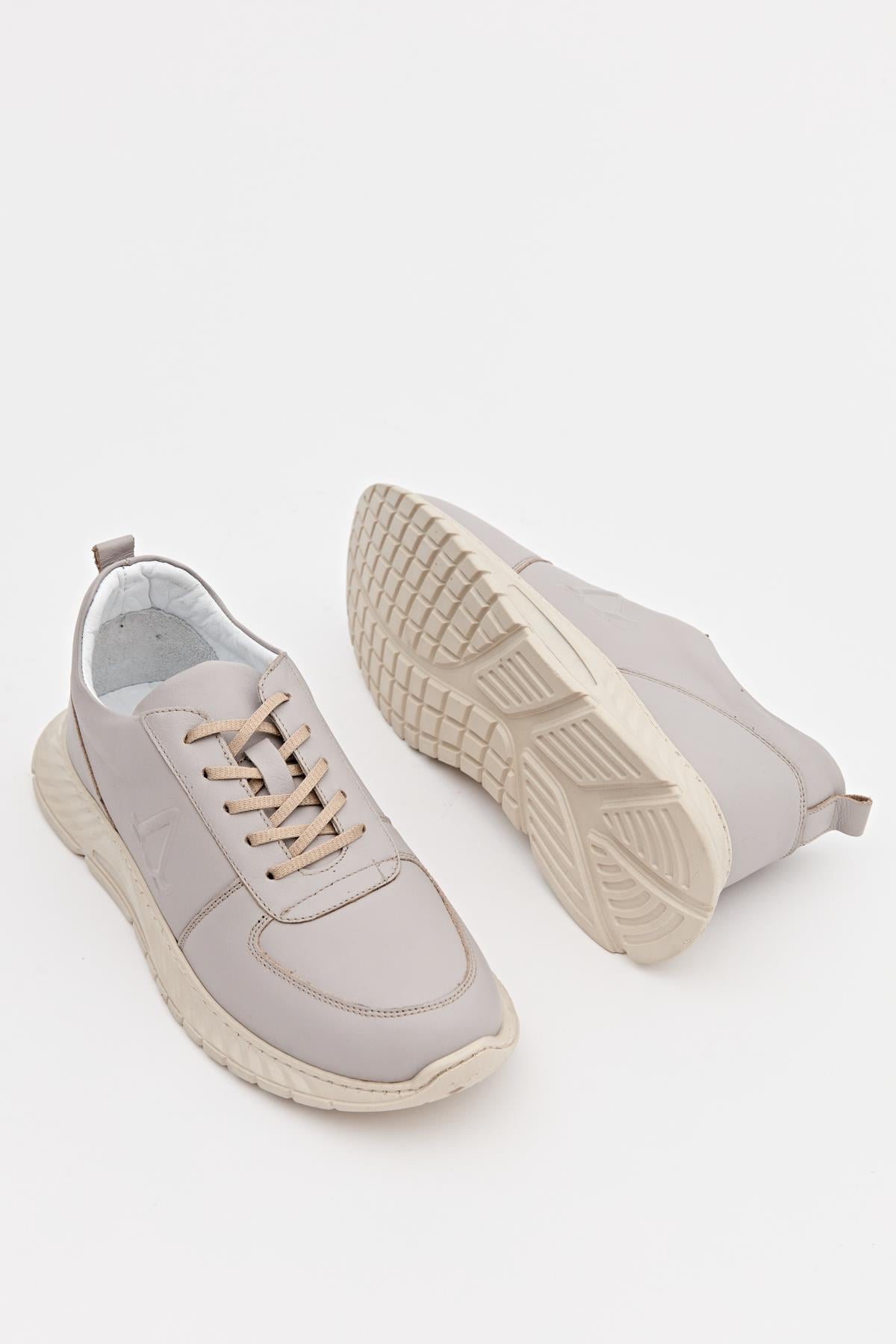 Erkek  Sneaker Hakiki Deri Ayakkabı 082Y23K40700