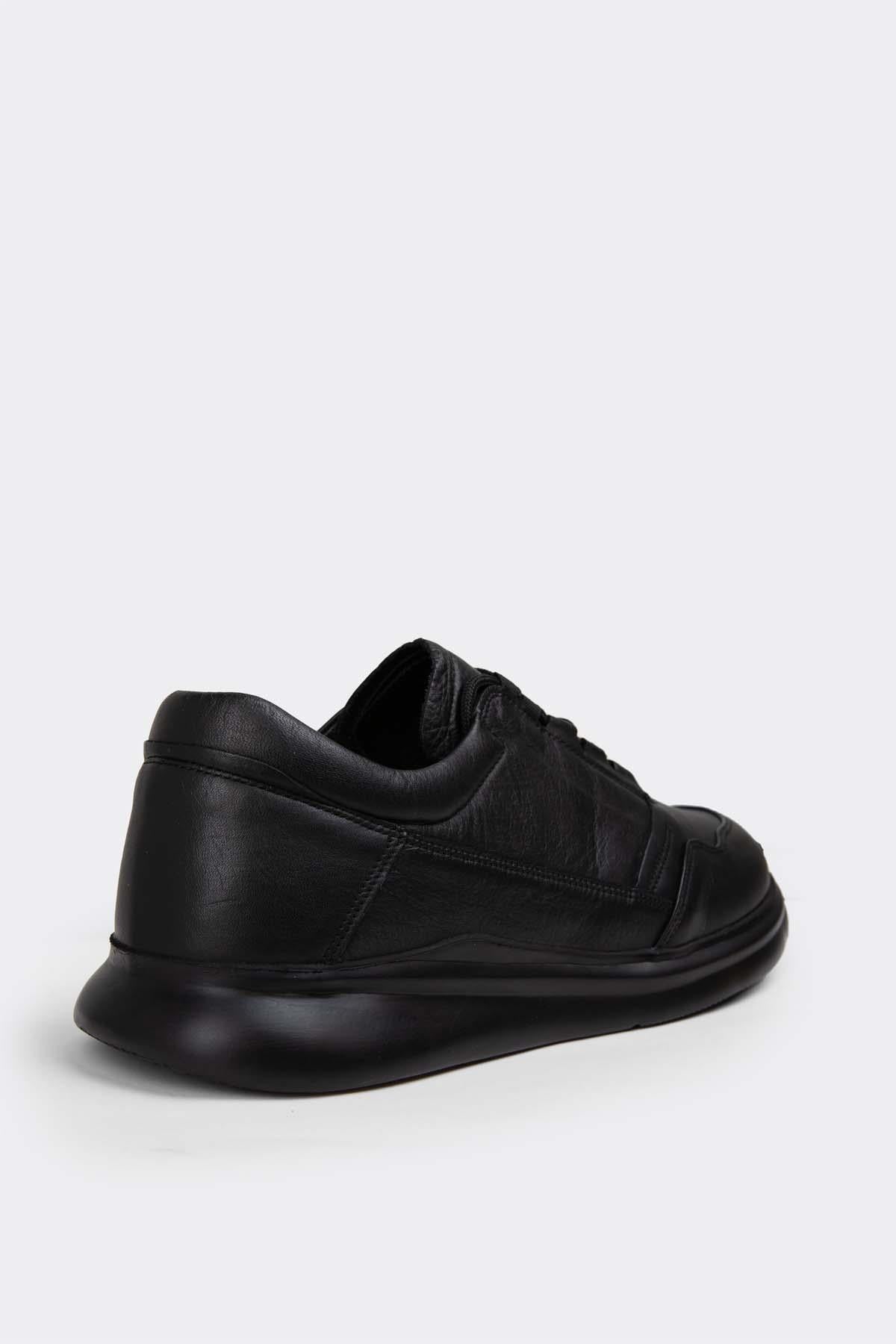 Erkek Sneaker Hakiki Deri Ayakkabı 082Y24E40711