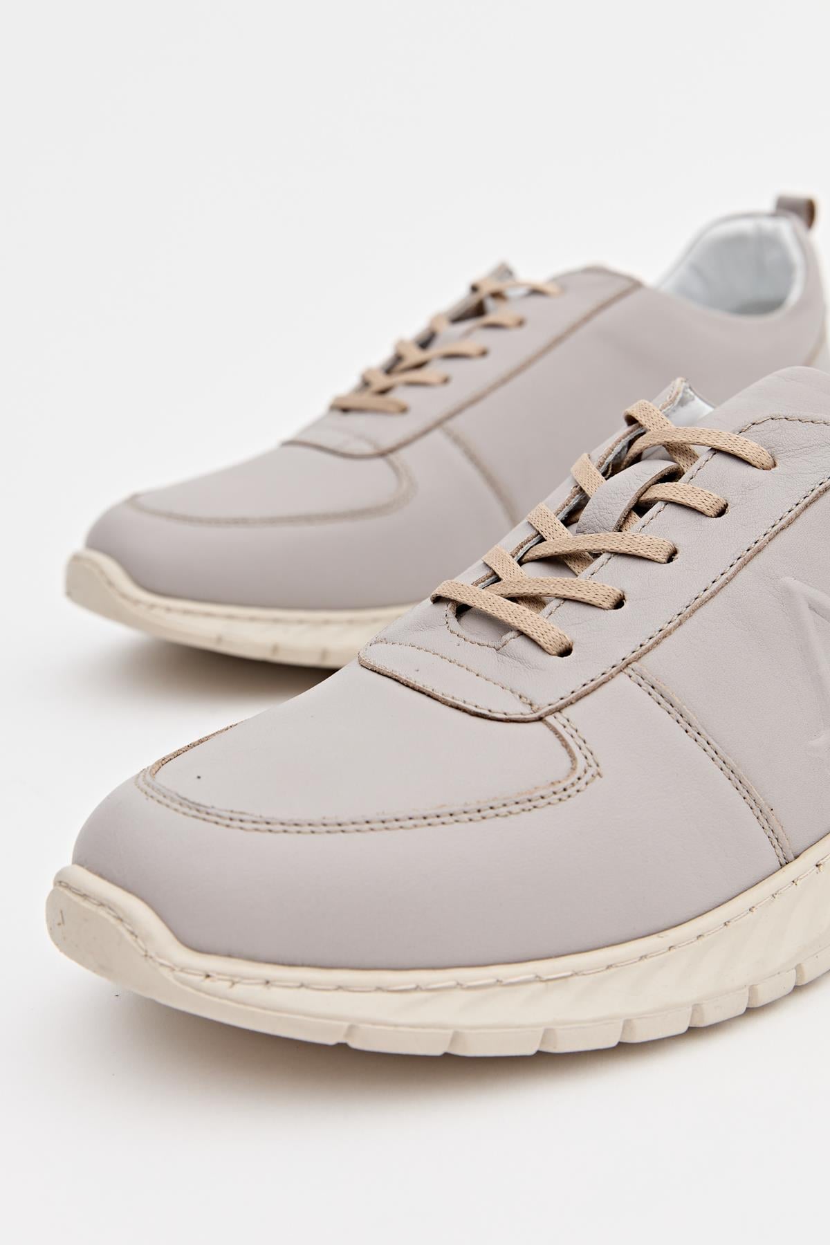 Erkek  Sneaker Hakiki Deri Ayakkabı 082Y23K40700