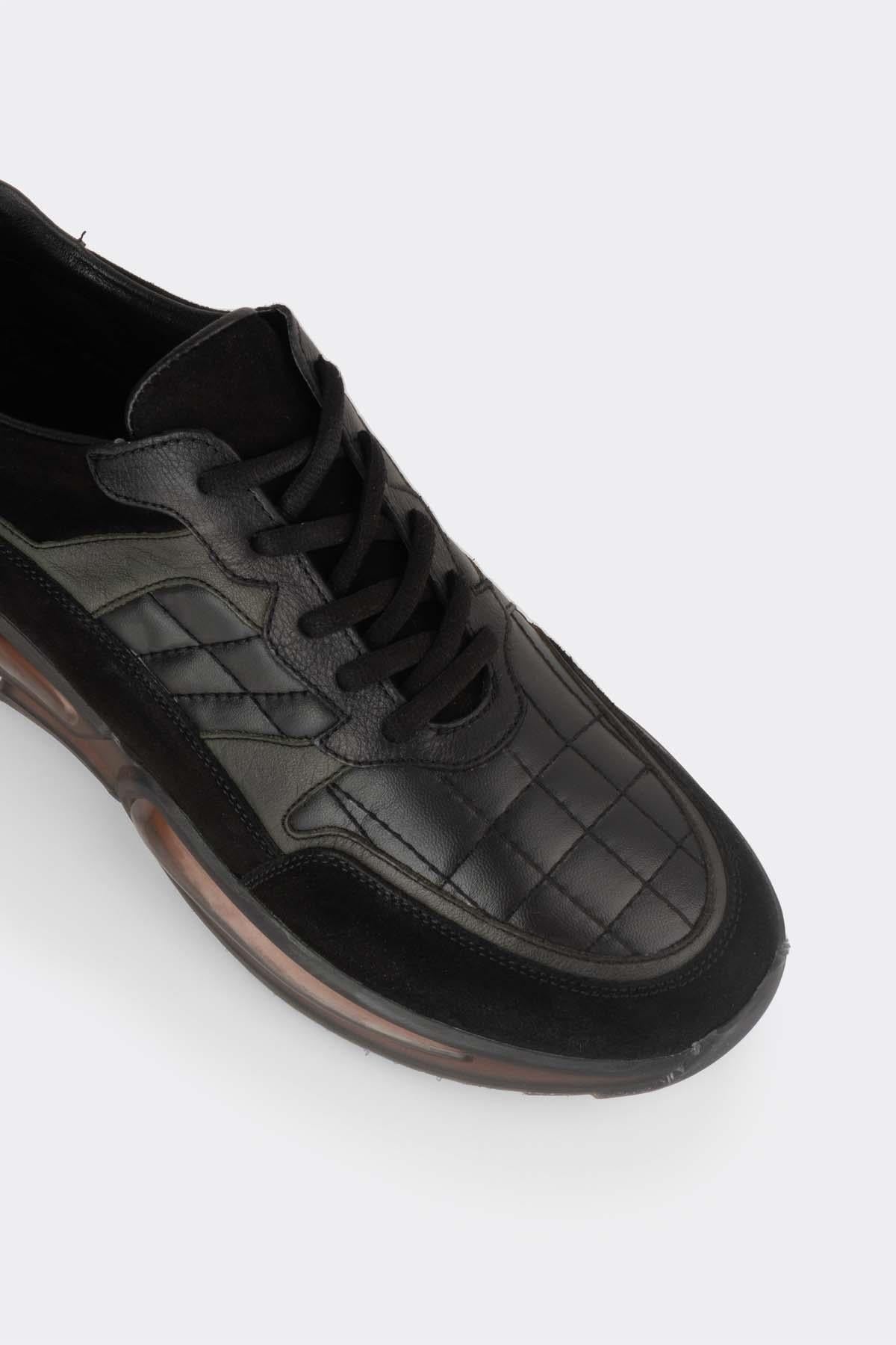 Erkek Sneaker Hakiki Deri Ayakkabı 082Y23E40701