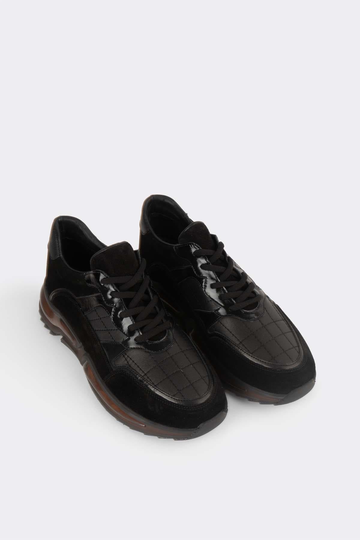Erkek Sneaker Hakiki Deri Ayakkabı 082Y23E40701