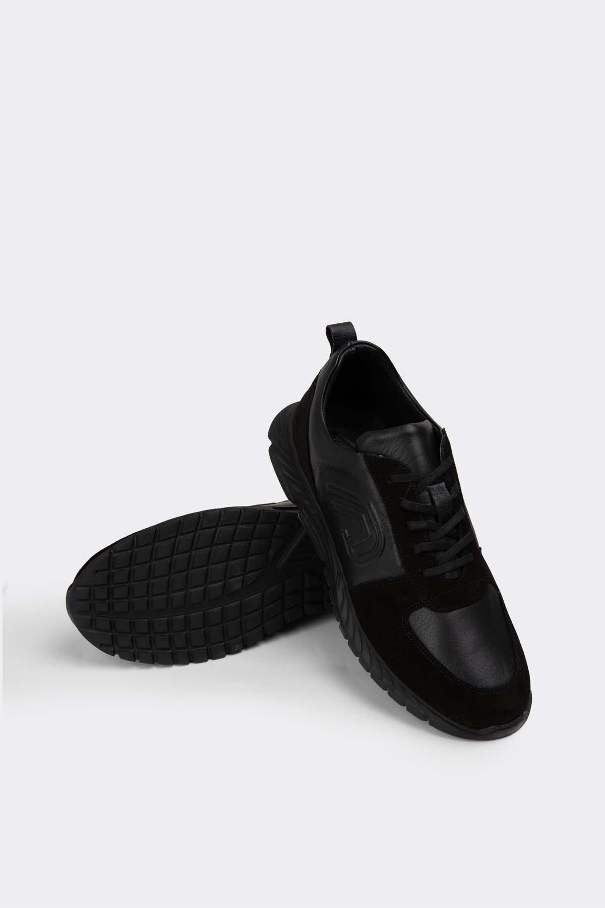 Erkek Sneaker Hakiki Deri Ayakkabı 082Y24E40709