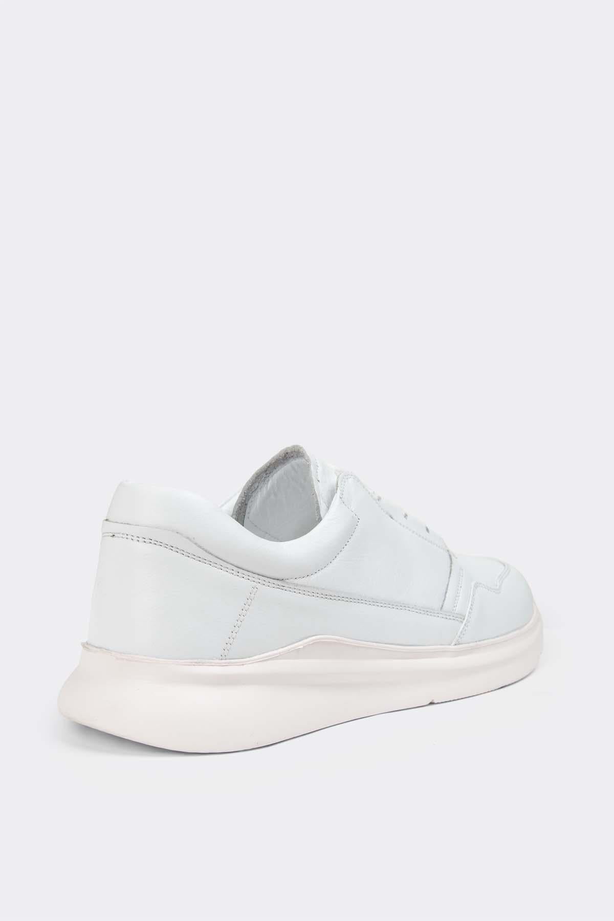 Erkek Sneaker Hakiki Deri Ayakkabı 082Y24E40711