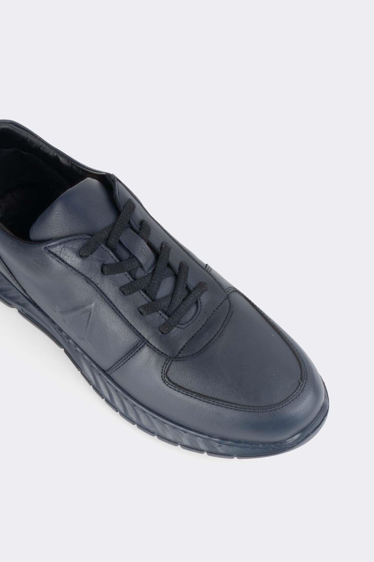Erkek  Sneaker Hakiki Deri Ayakkabı 082Y23K40700
