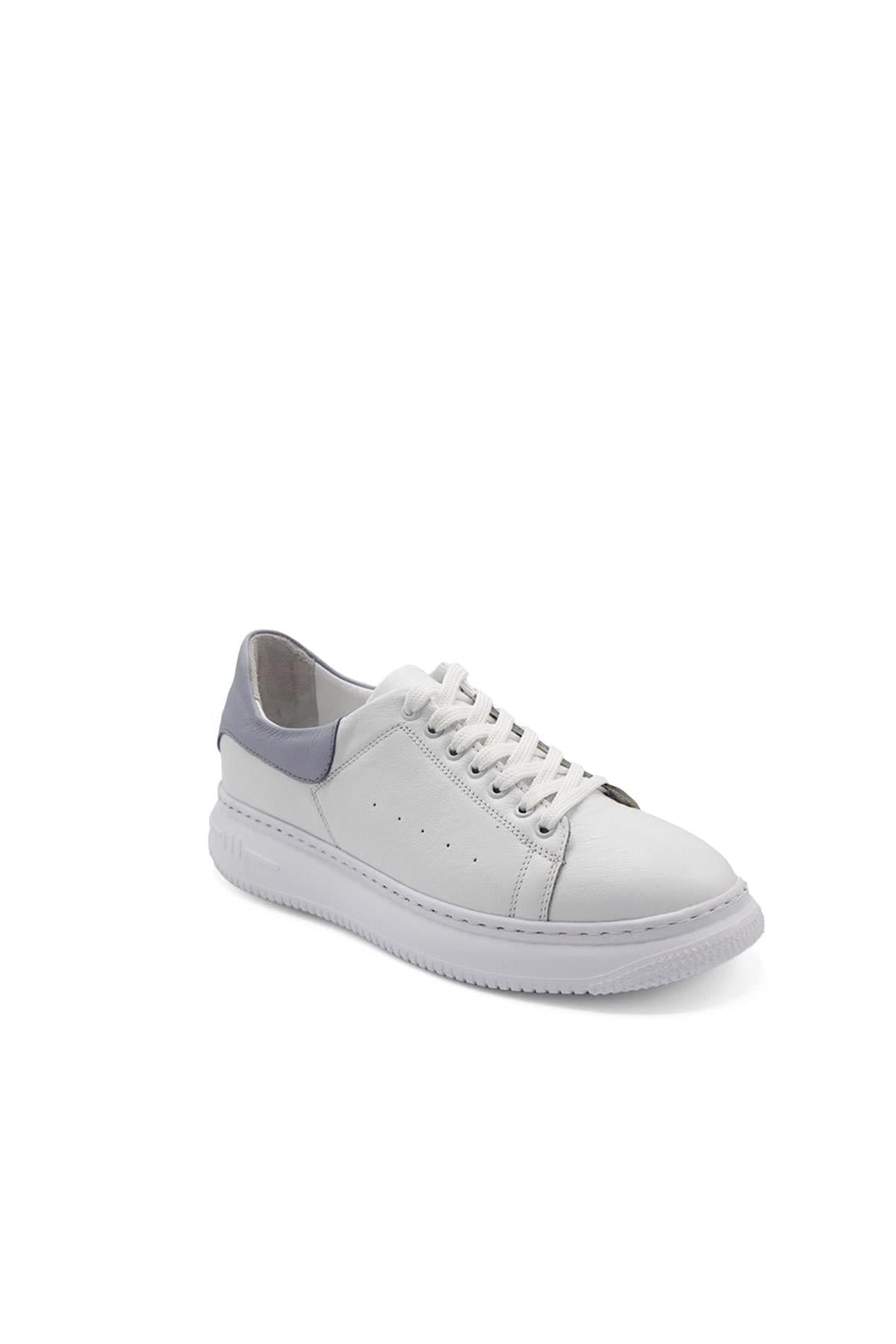 Erkek Sneaker Hakiki Deri Ayakkabı 082Y24E40746