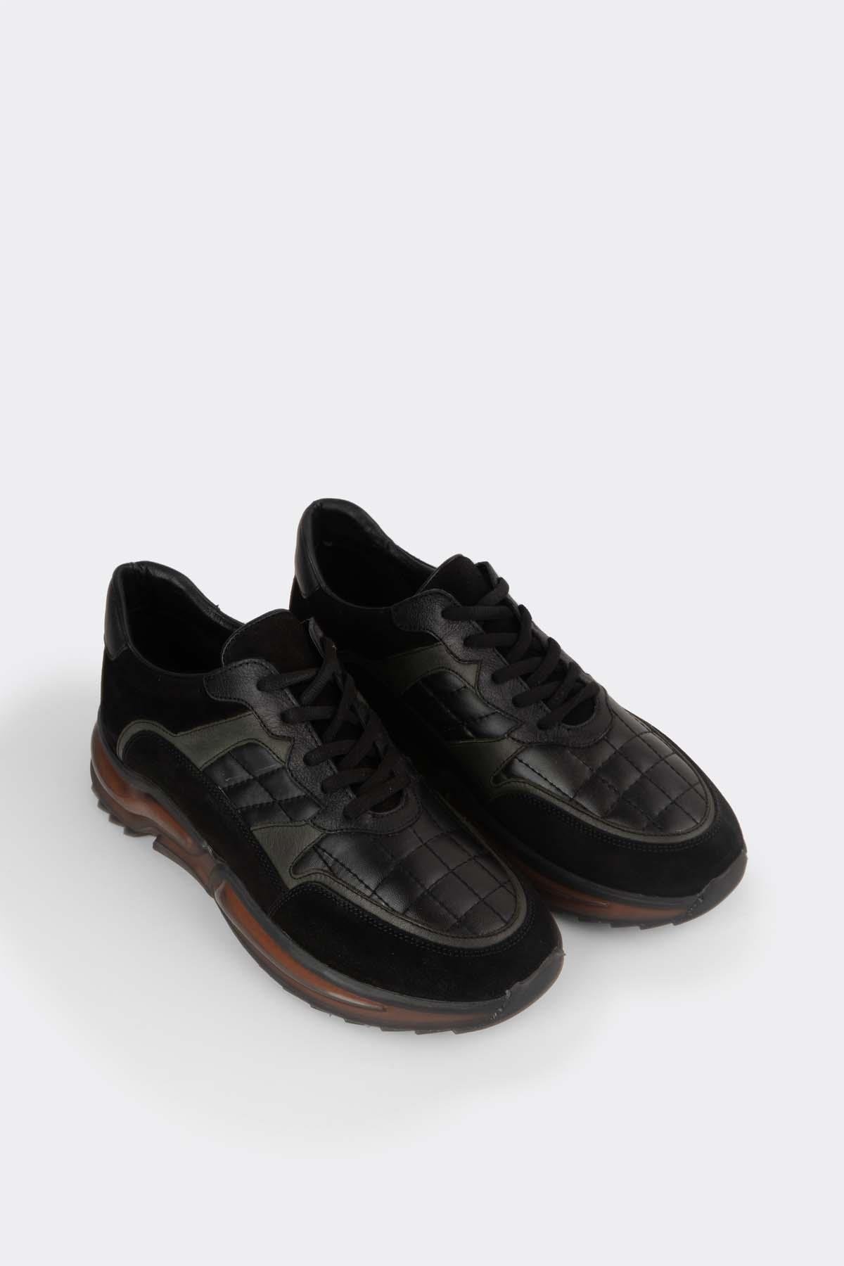 Erkek Sneaker Hakiki Deri Ayakkabı 082Y23E40701