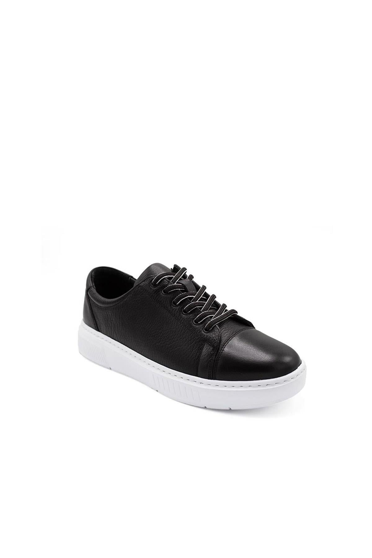 Erkek Sneaker Hakiki Deri Ayakkabı 082Y24E40723