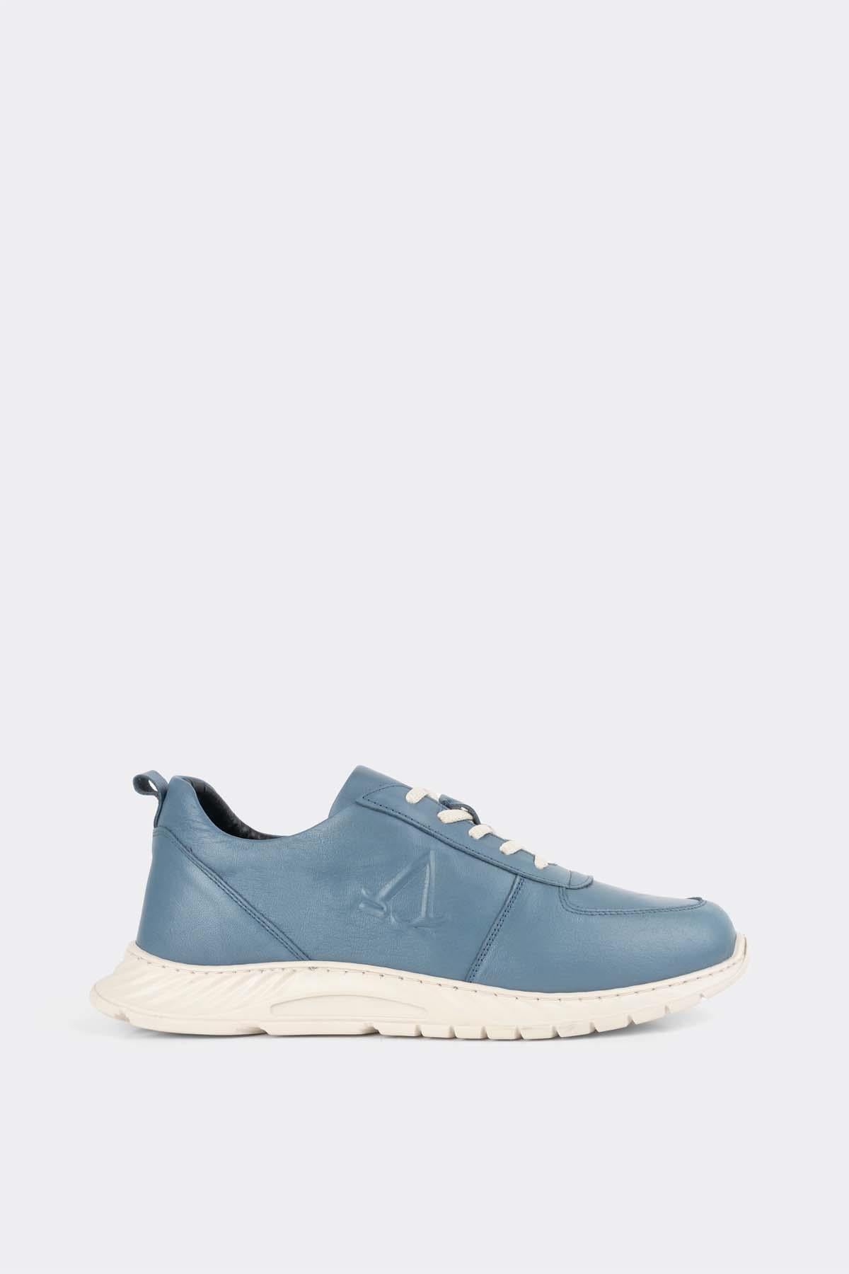 Erkek  Sneaker Hakiki Deri Ayakkabı 082Y23K40700