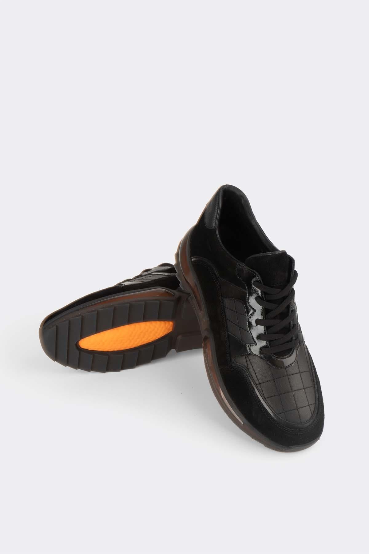 Erkek Sneaker Hakiki Deri Ayakkabı 082Y23E40701