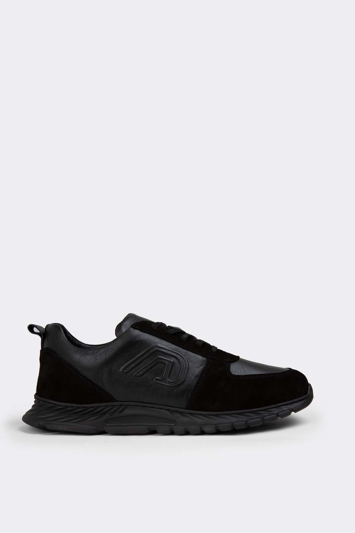 Erkek Sneaker Hakiki Deri Ayakkabı 082Y24E40709