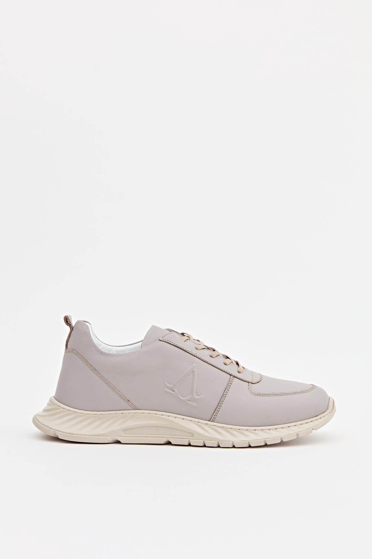 Erkek  Sneaker Hakiki Deri Ayakkabı 082Y23K40700