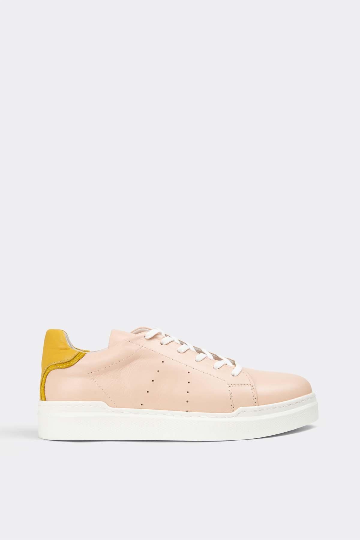Hakiki Deri Kadın Sneaker Ayakkabı 026Y22K2545