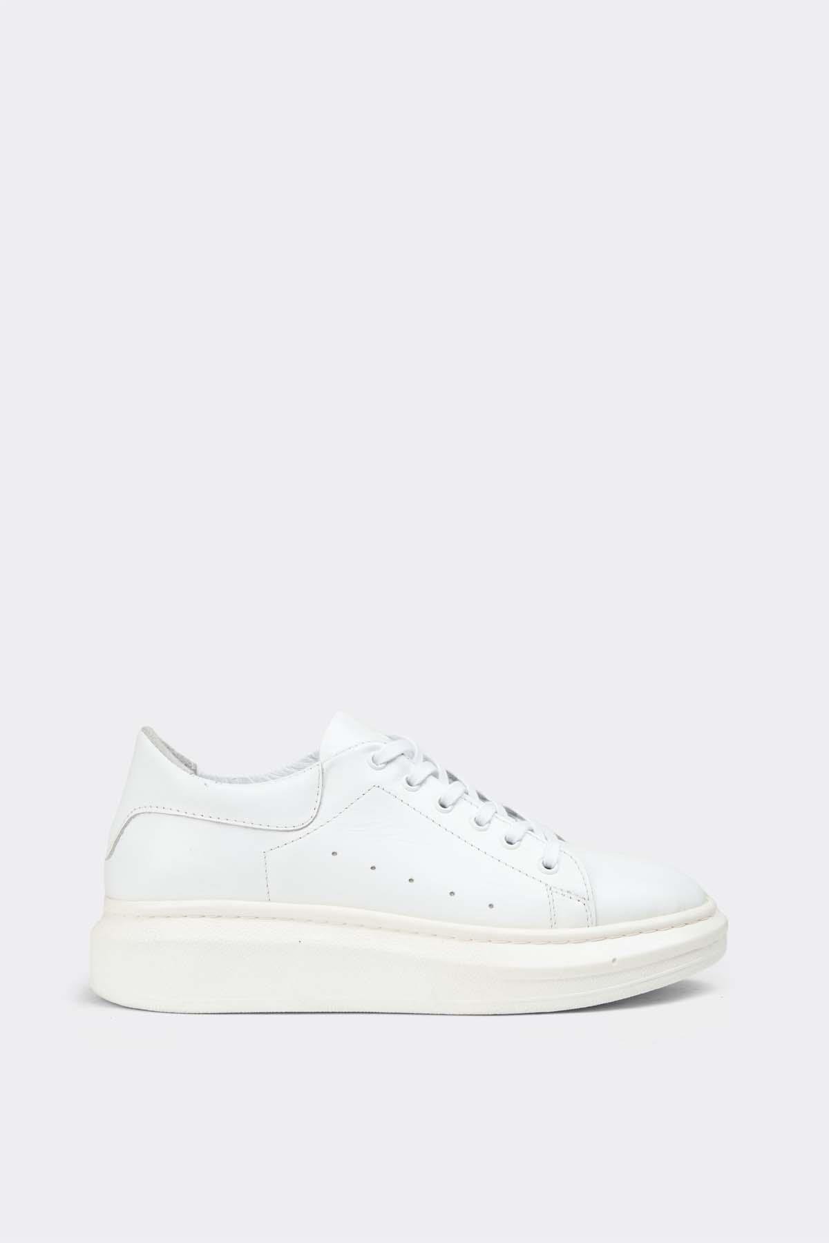 Kadın Sneaker Hakiki Deri Ayakkabı 002Y23K1554