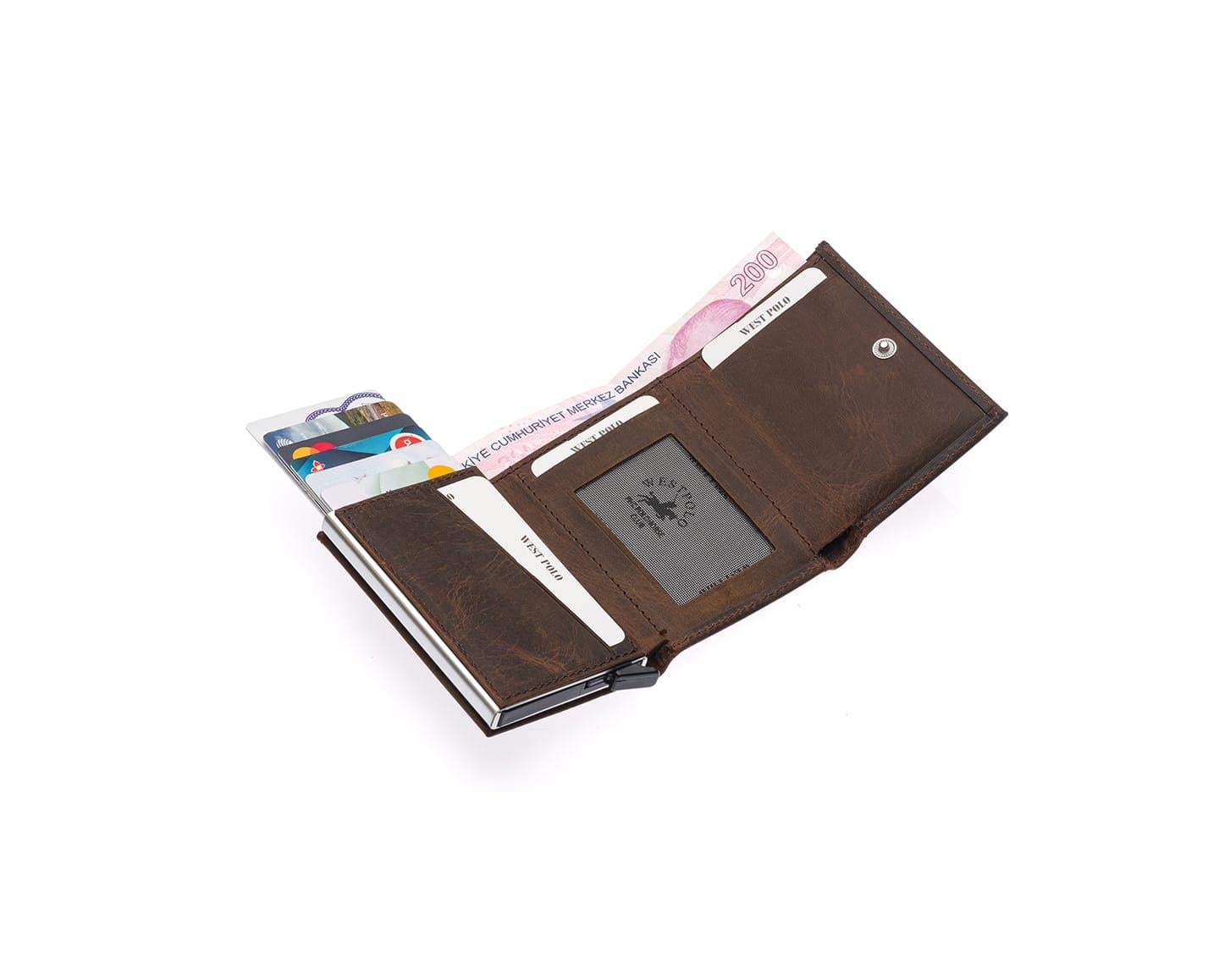 5550C G-6 KAHVERENGİ MEKANIZMALI CÜZDAN5550C G-6 KAHVERENGİ MEKANIZMALI CÜZDAN