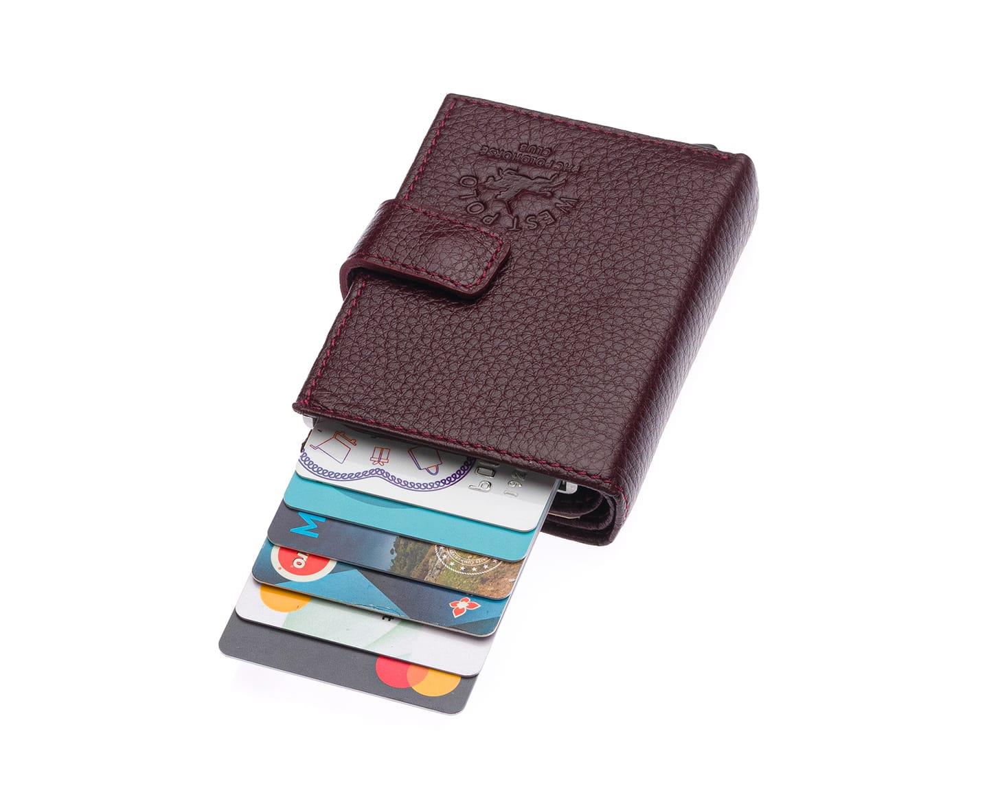 5570 BORDO MEKANIZMALI CÜZDAN5570 BORDO MEKANIZMALI CÜZDAN